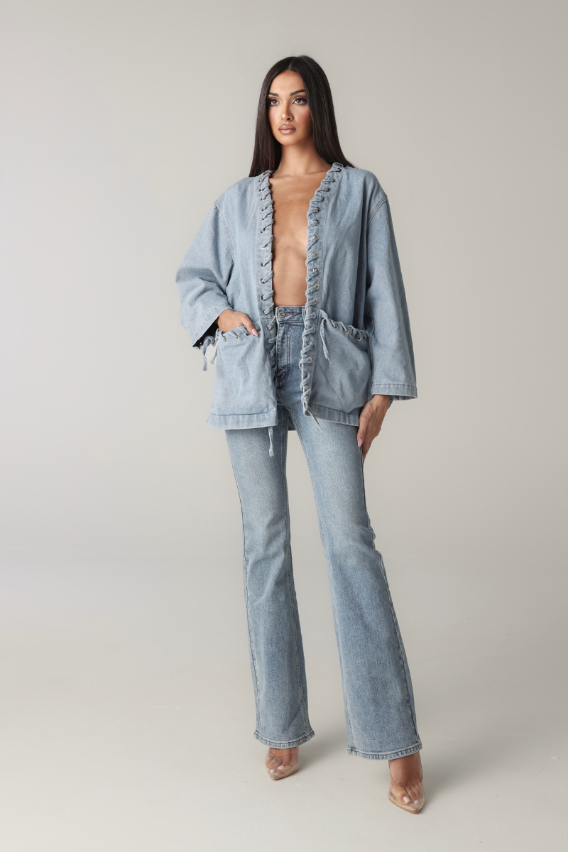 ALESSIA DENIM JACKET/Dlvry by 20 Sept.
