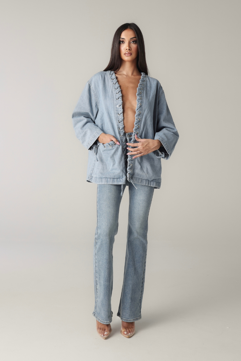 ALESSIA DENIM JACKET/Dlvry by 20 Sept.