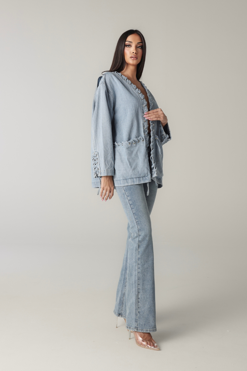 ALESSIA DENIM JACKET/Dlvry by 20 Sept.