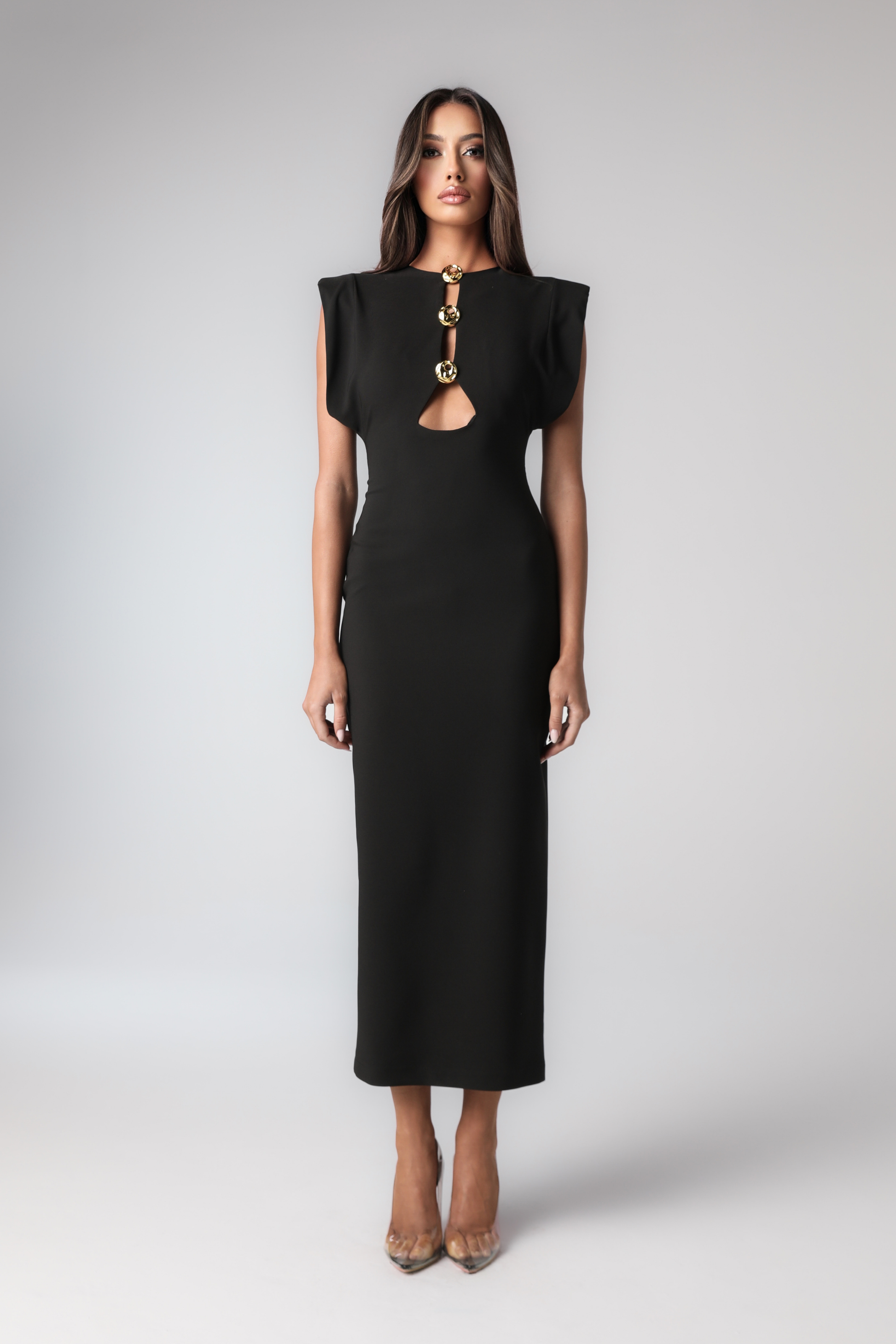 PHANY MIDI DRESS