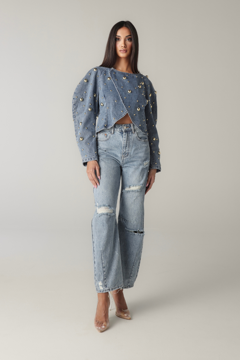 SKYLINE DENIM JACKET/Dlvry by 20 Sept.