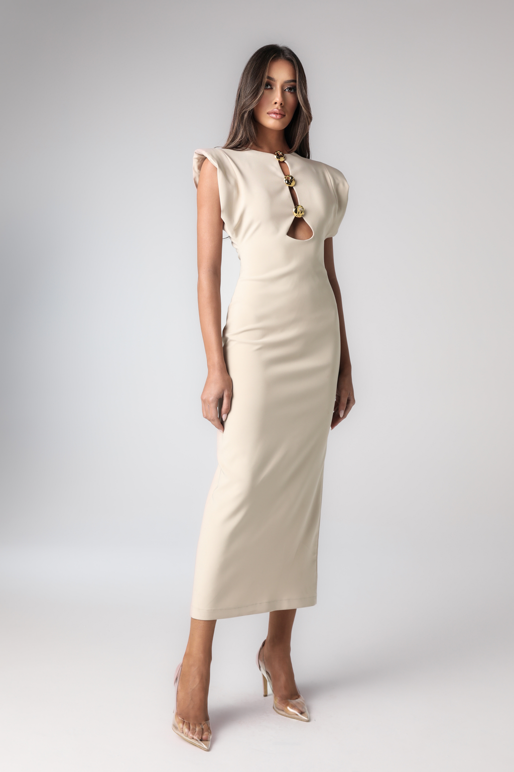 PHANY MIDI DRESS