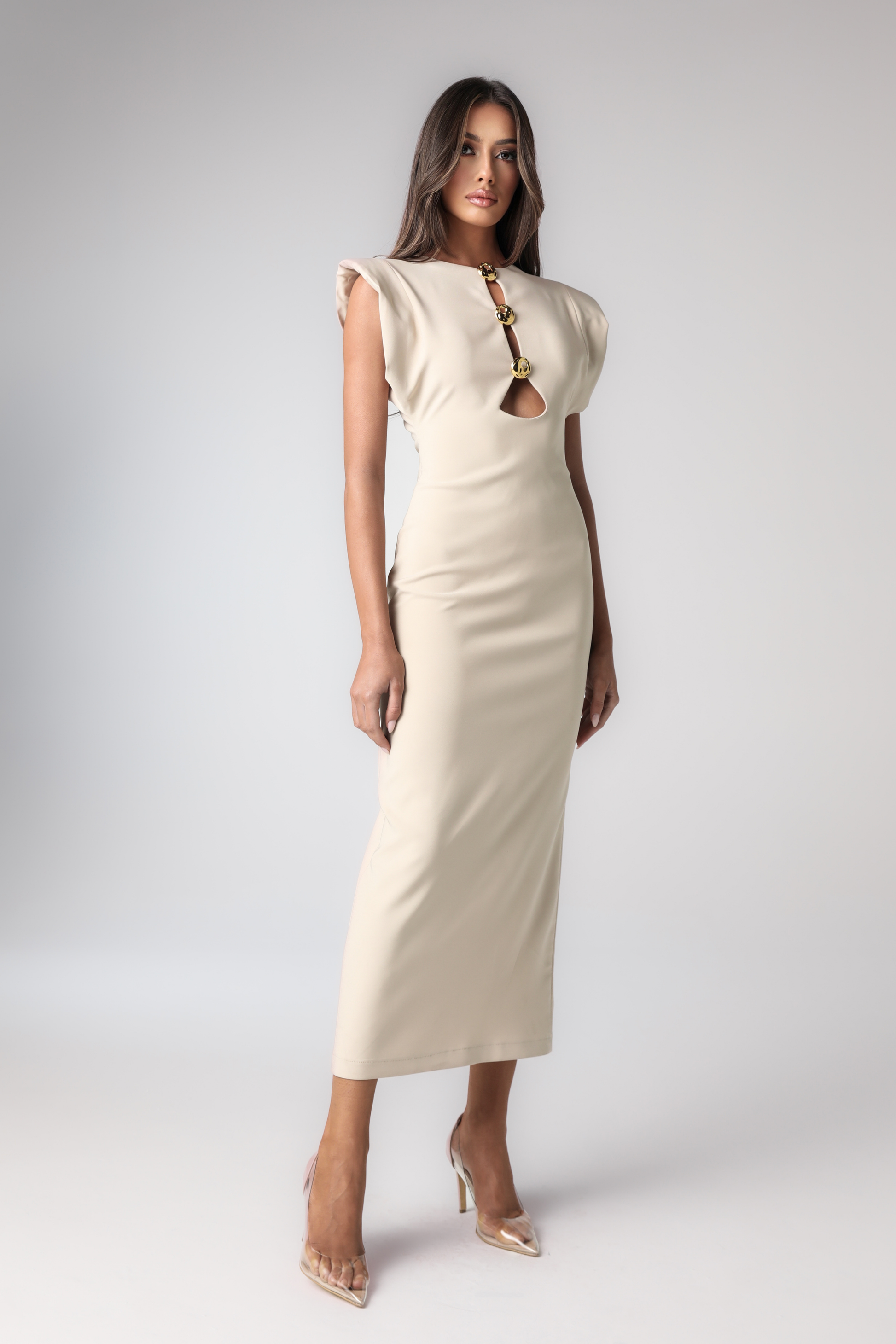 PHANY MIDI DRESS