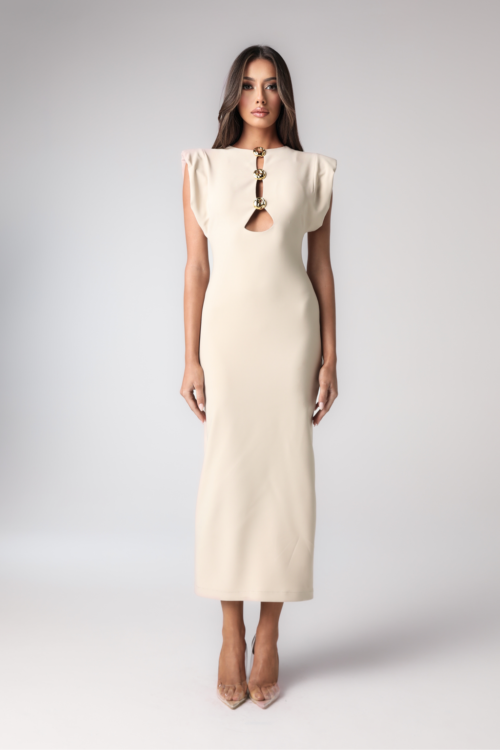 PHANY MIDI DRESS
