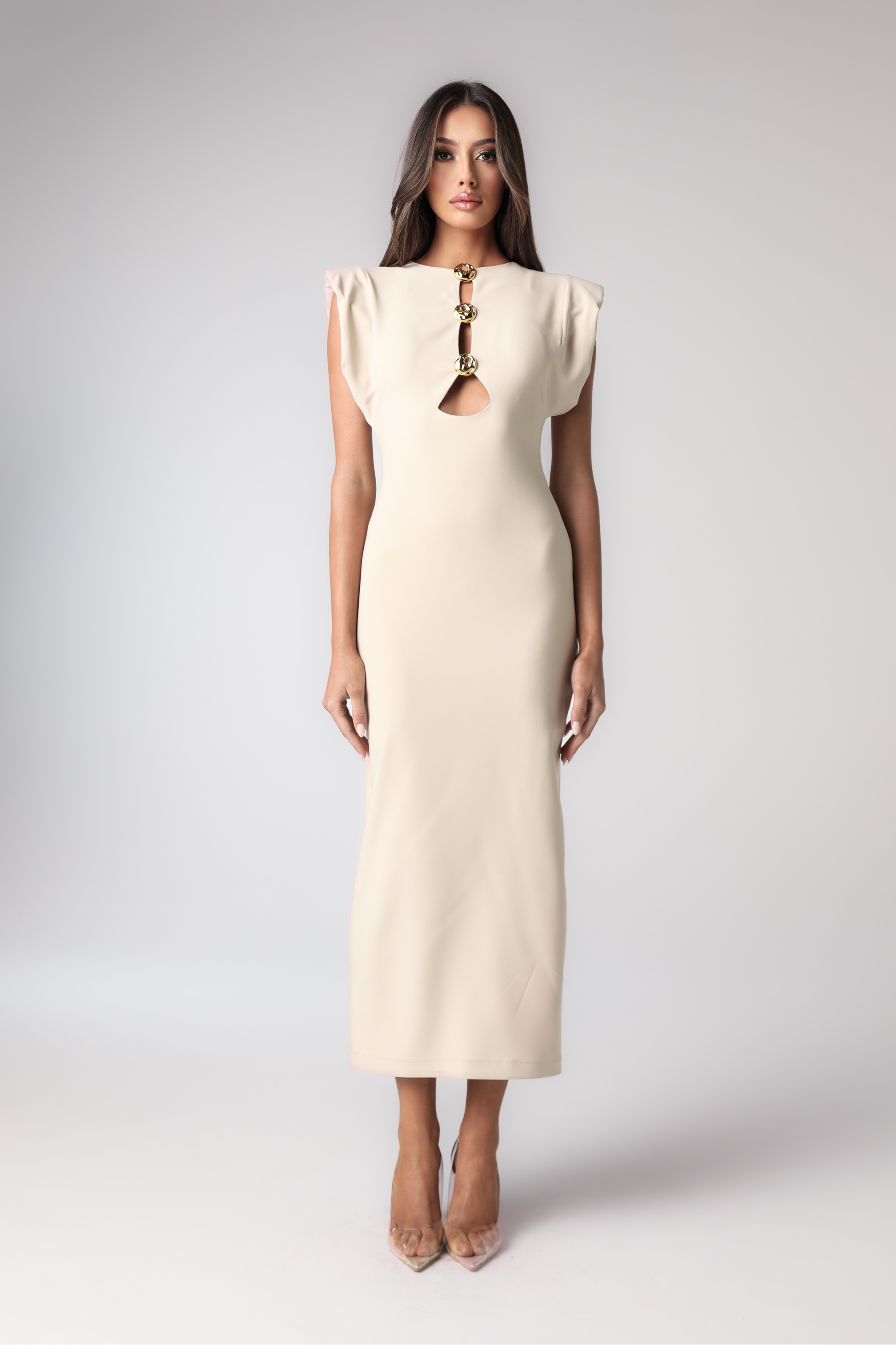 PHANY MIDI DRESS