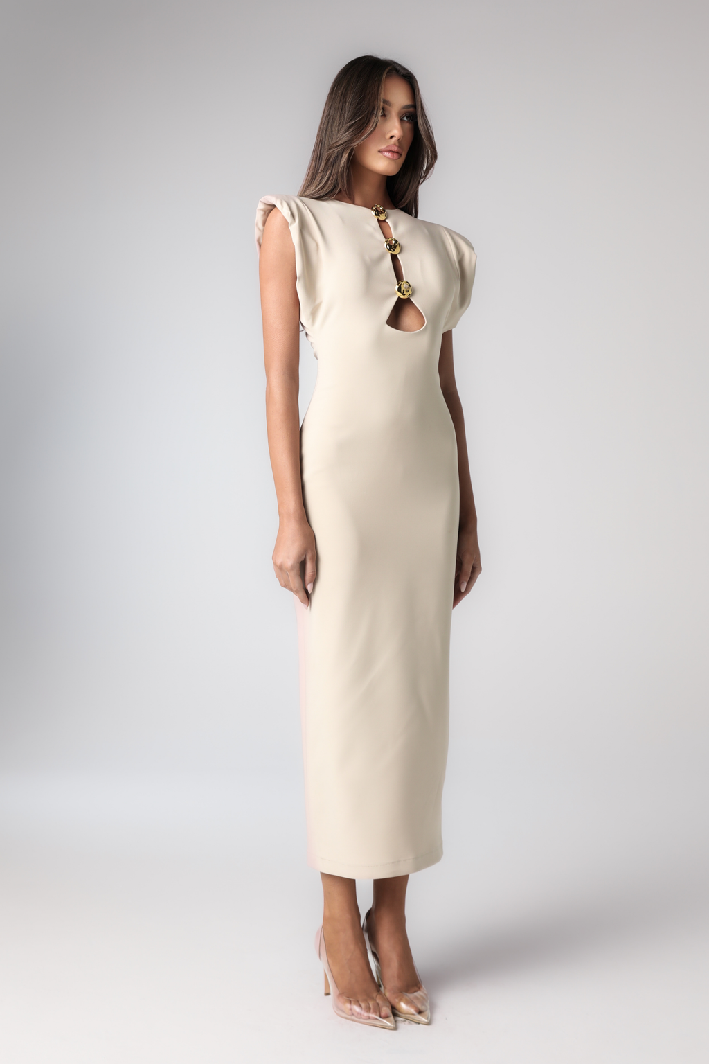 PHANY MIDI DRESS