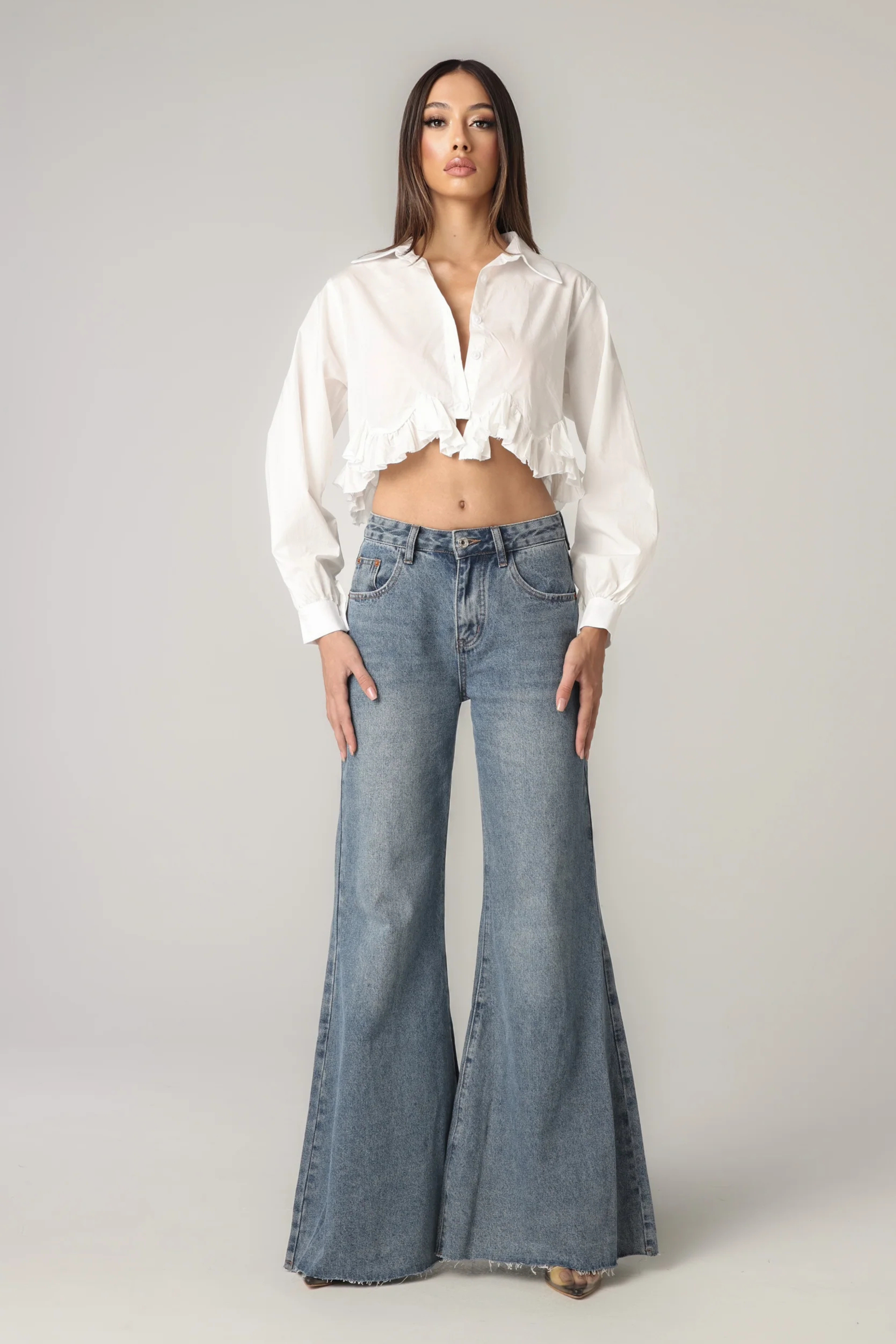 NATALINA CROPPED SHIRT