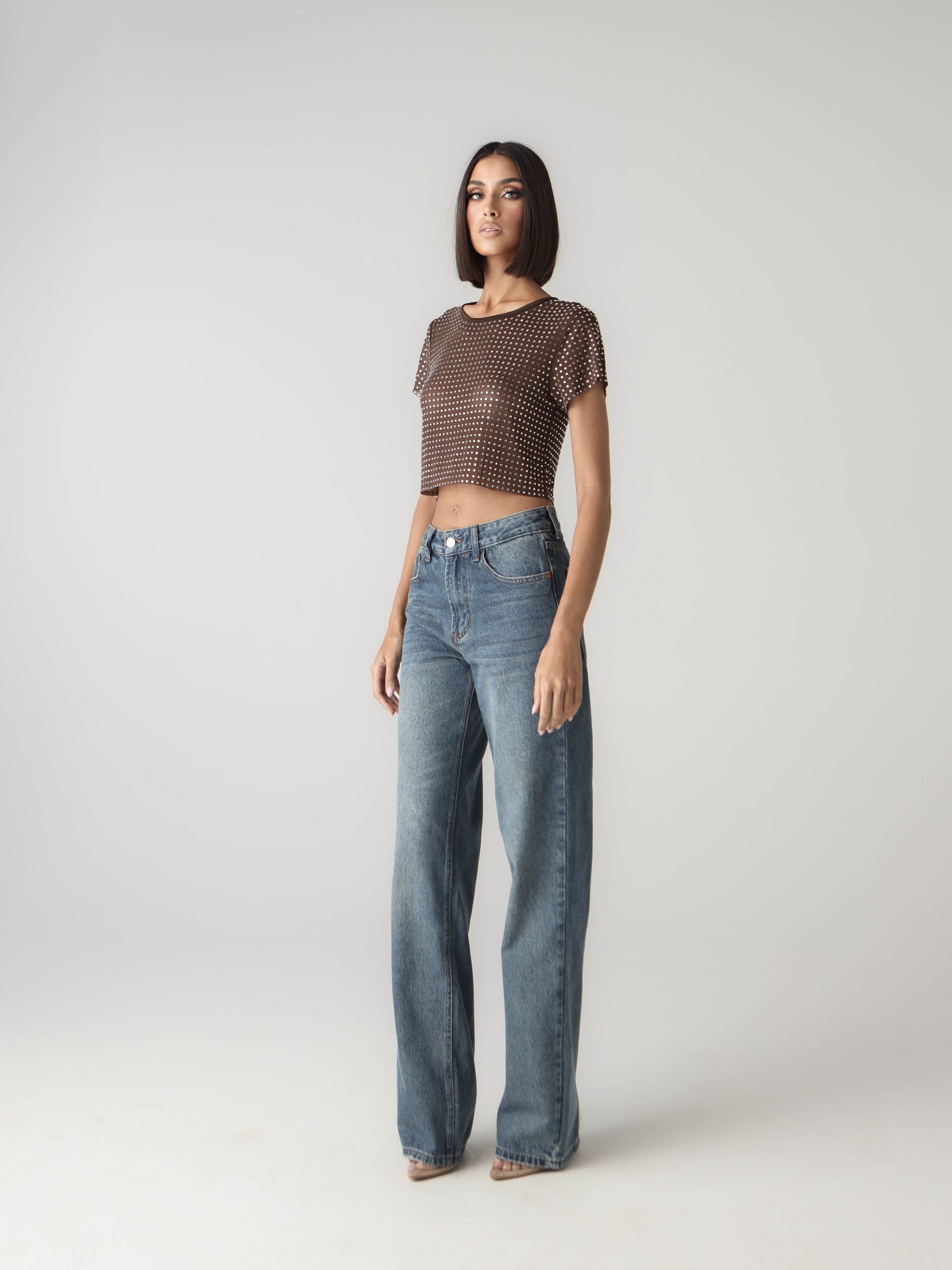 NIGHT OF ELEGANCE CROP TOP