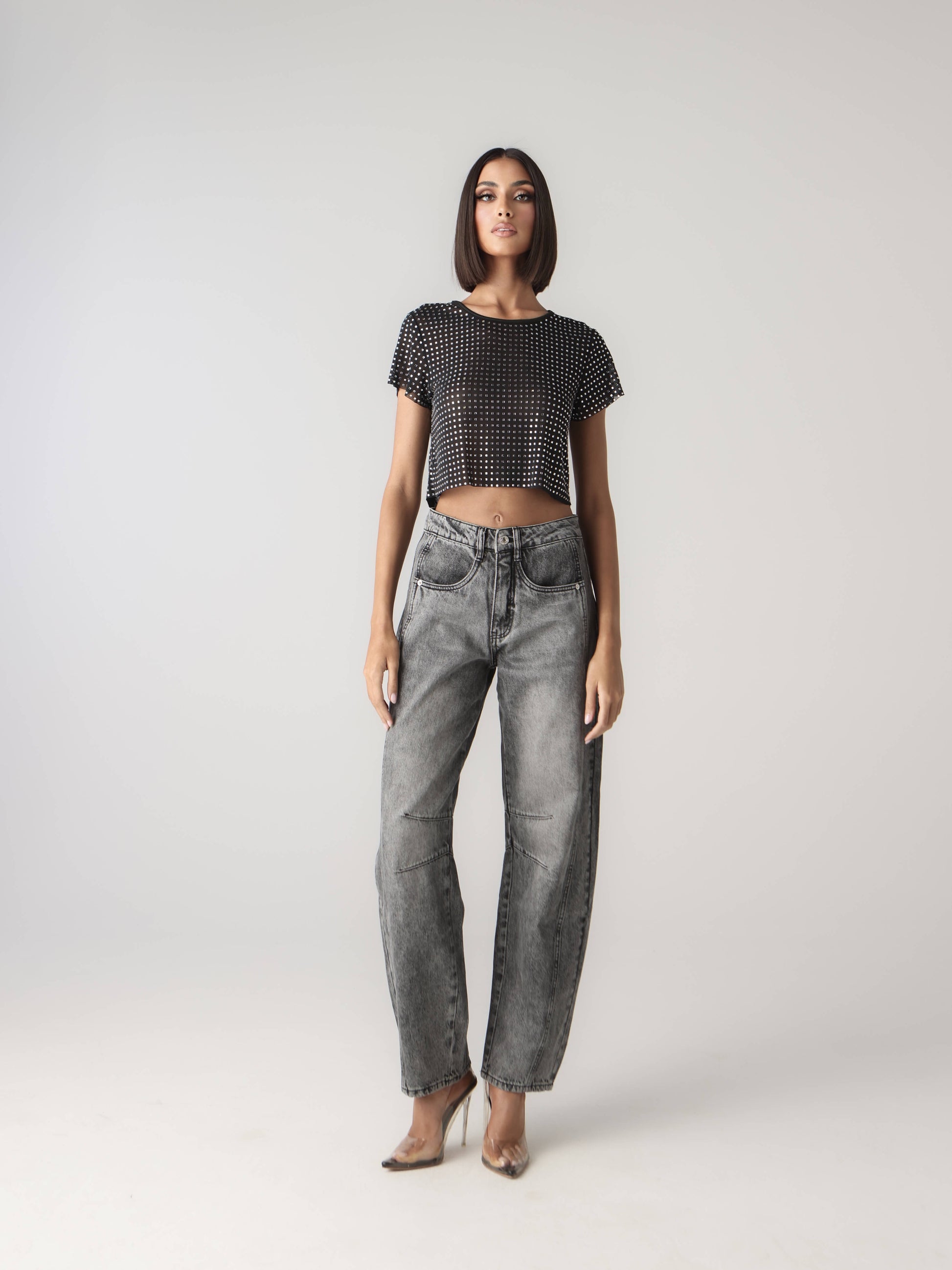 NIGHT OF ELEGANCE CROP TOP