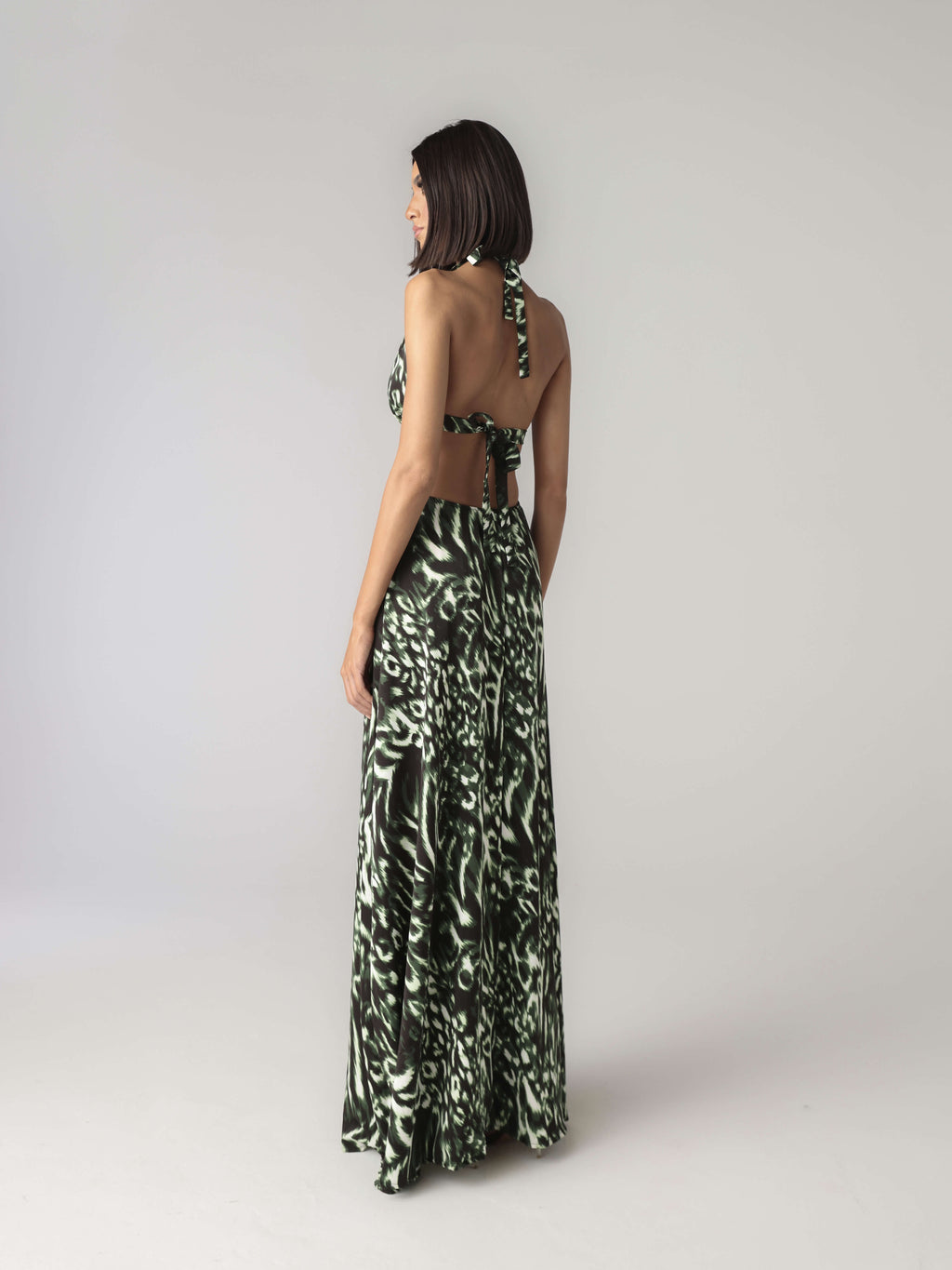 SNAKE MAXI DRESS