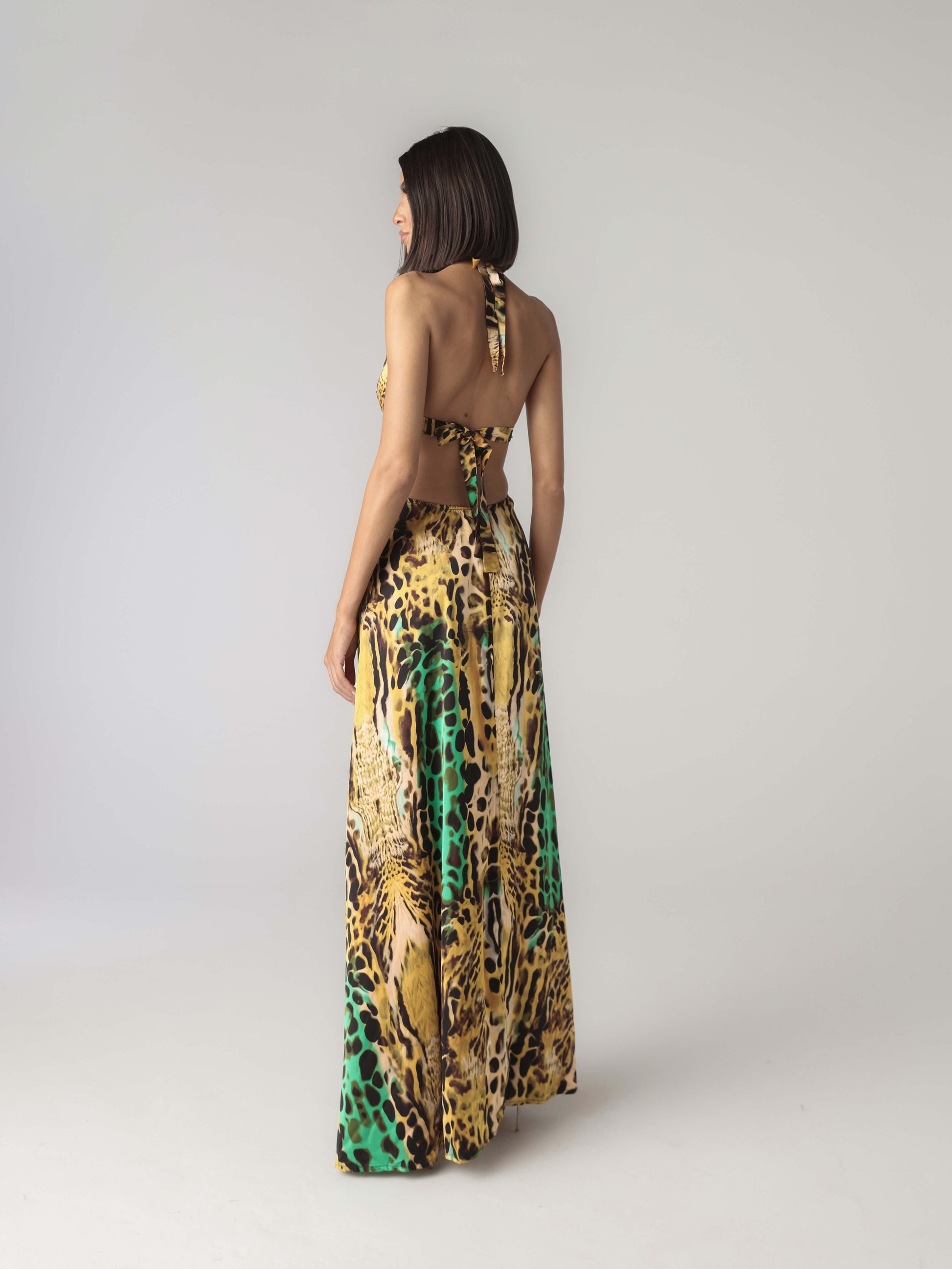 SNAKE MAXI DRESS