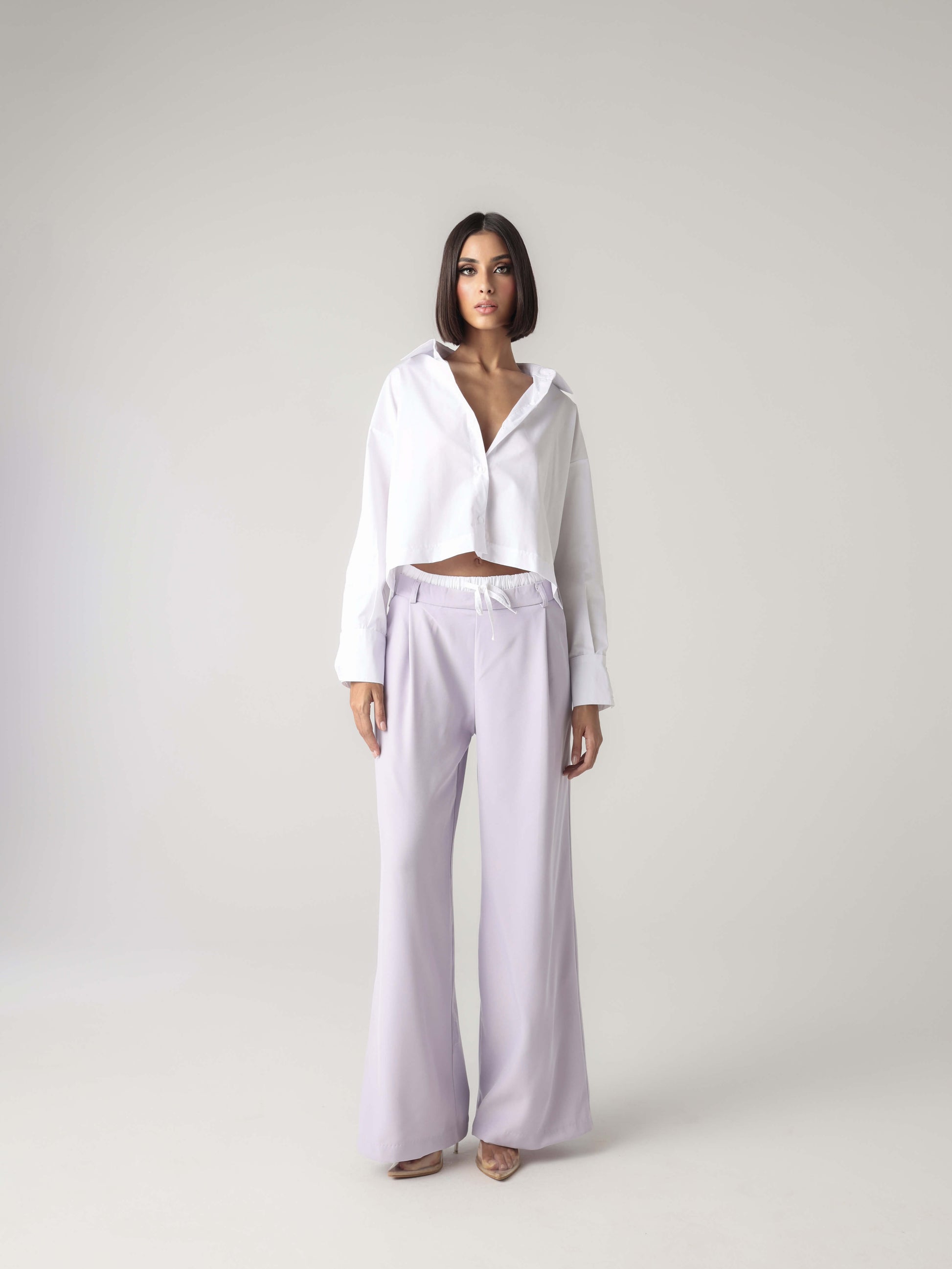 ARIANA CROPPED SHIRT