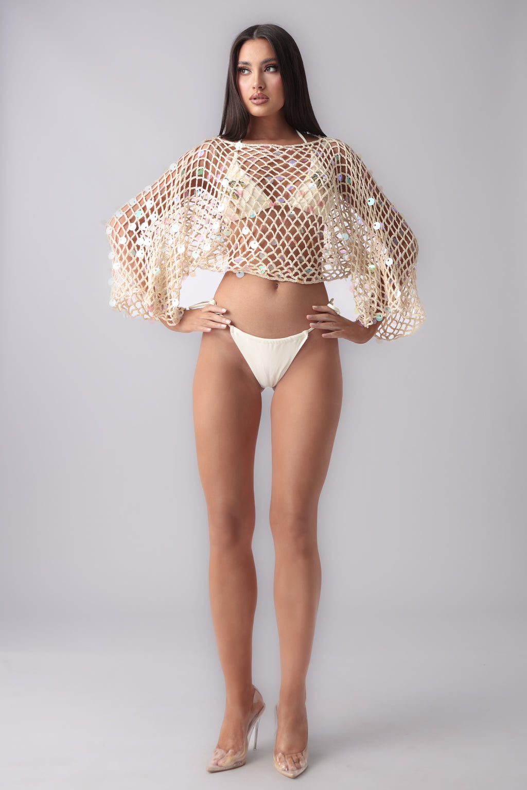 PALMS 2PCS SWIMSUIT