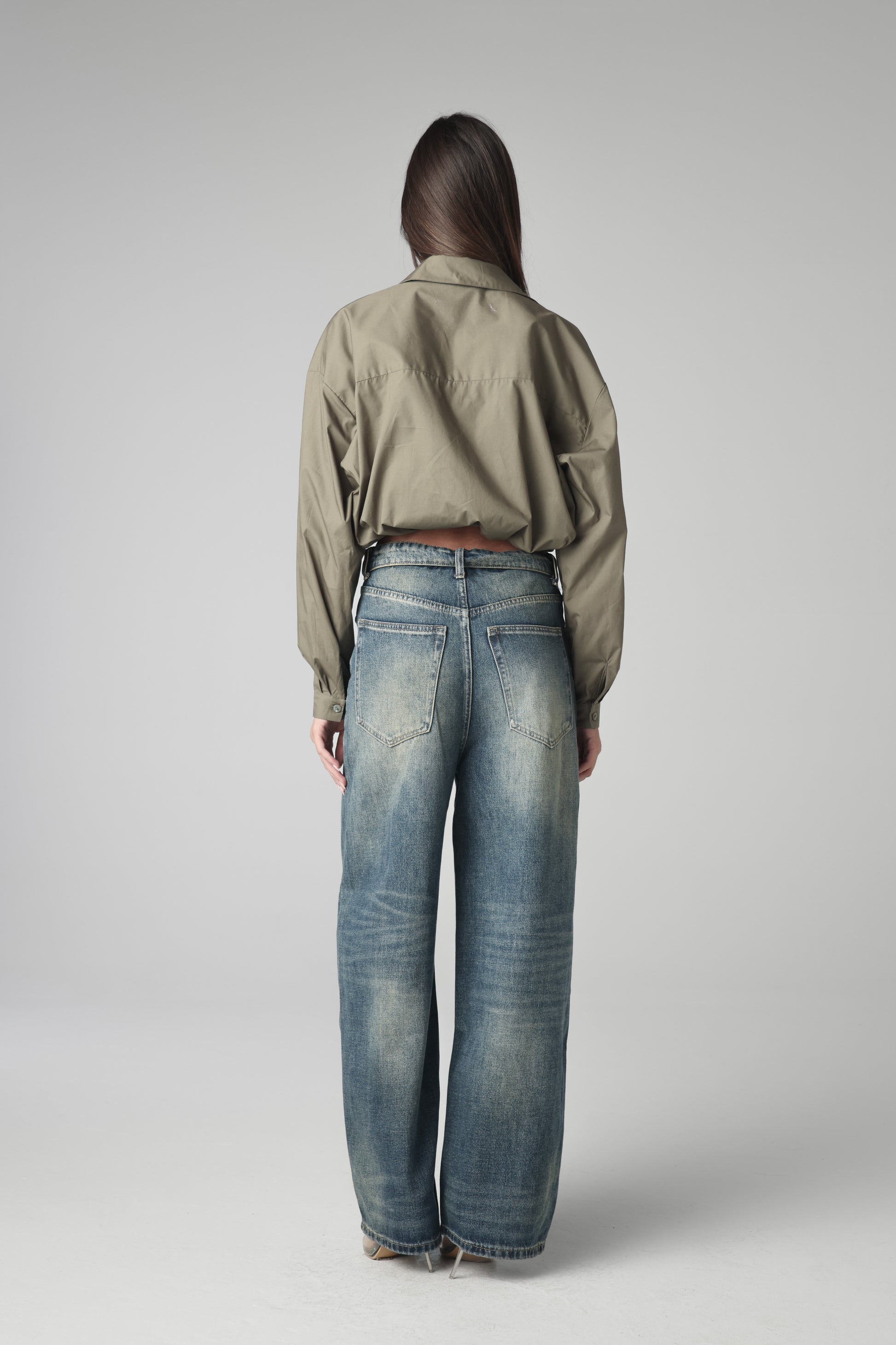 COREEN CROPPED SHIRT