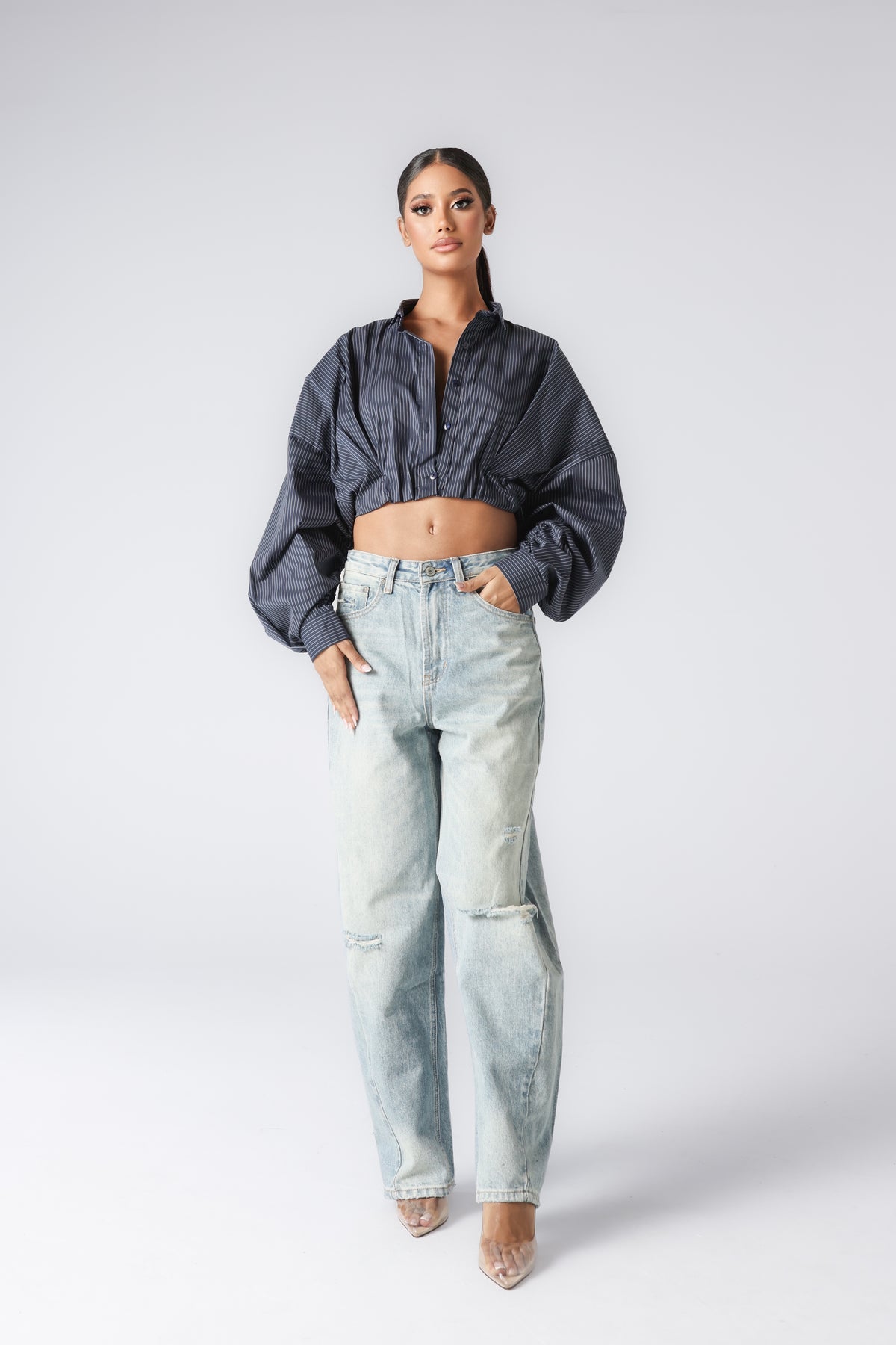 HELANIA CROPPED SHIRT