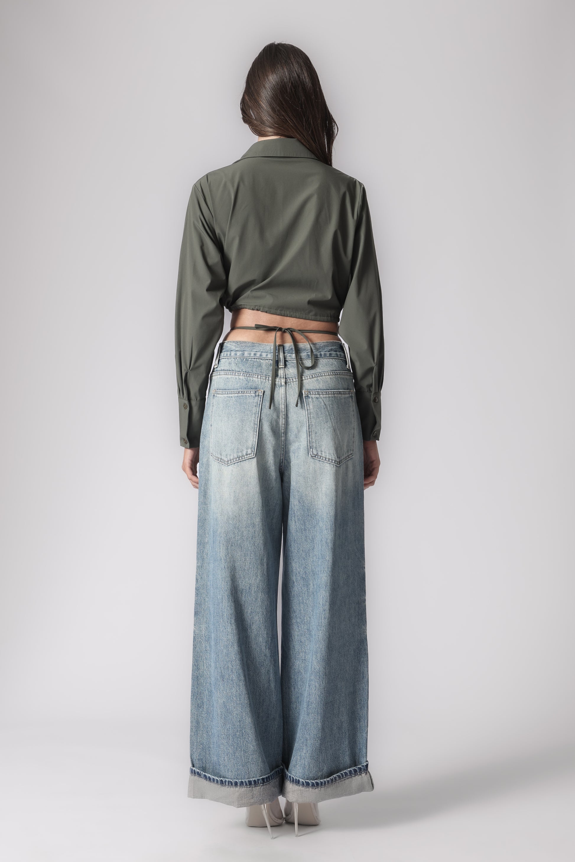 OLIVIANA CROPPED SHIRT