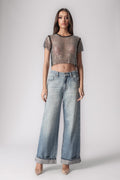 NIGHT OF ELEGANCE CROP TOP