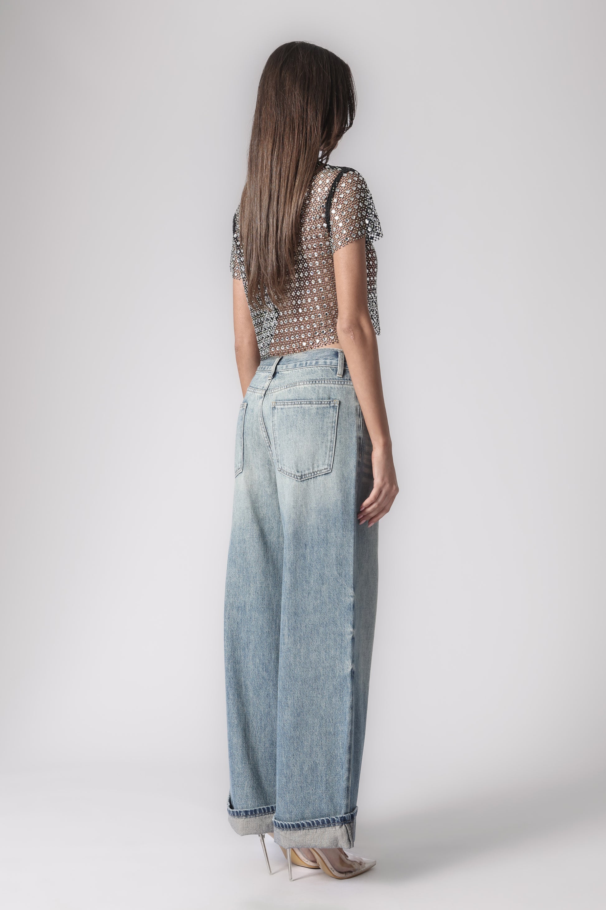 NIGHT OF ELEGANCE CROP TOP