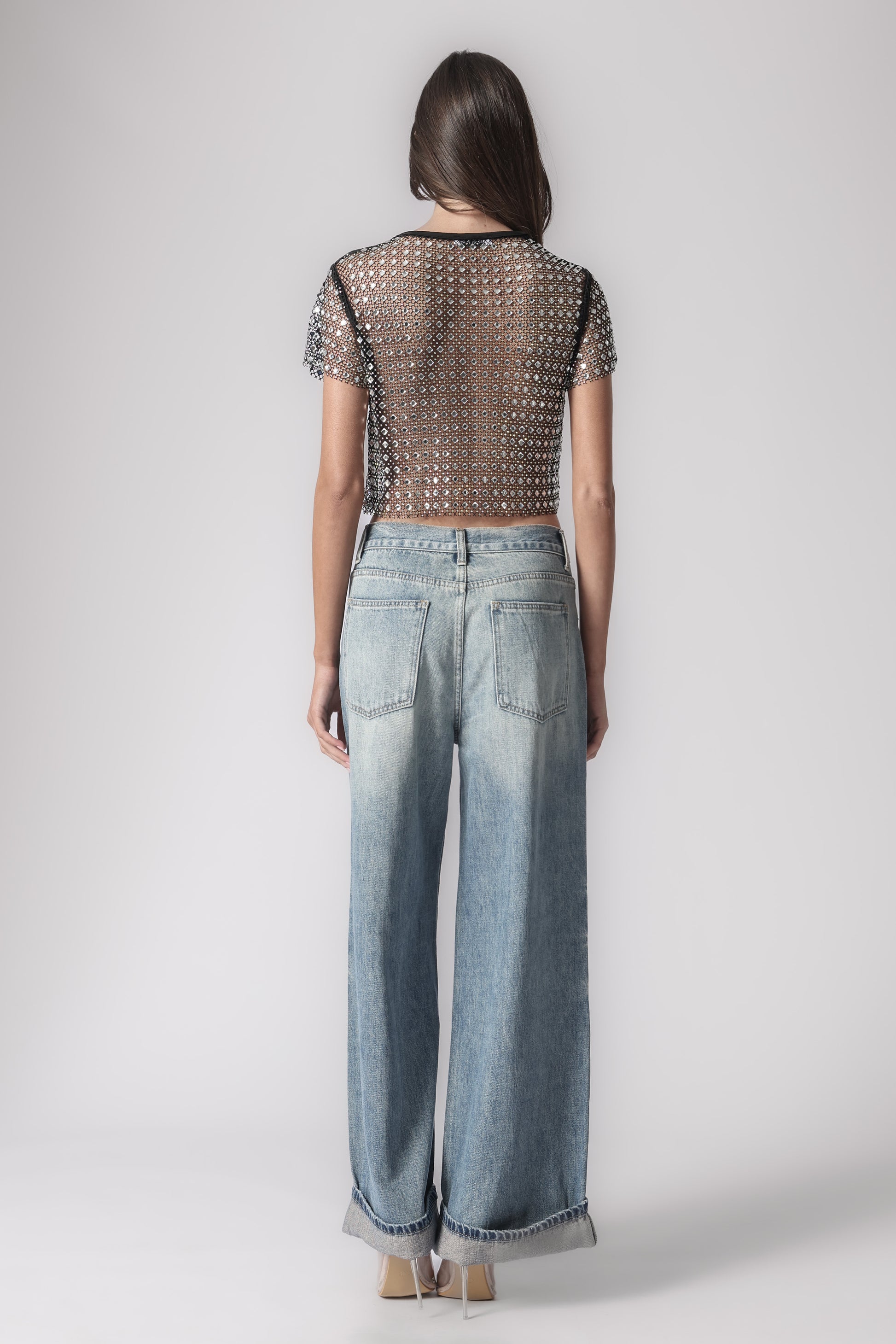 NIGHT OF ELEGANCE CROP TOP