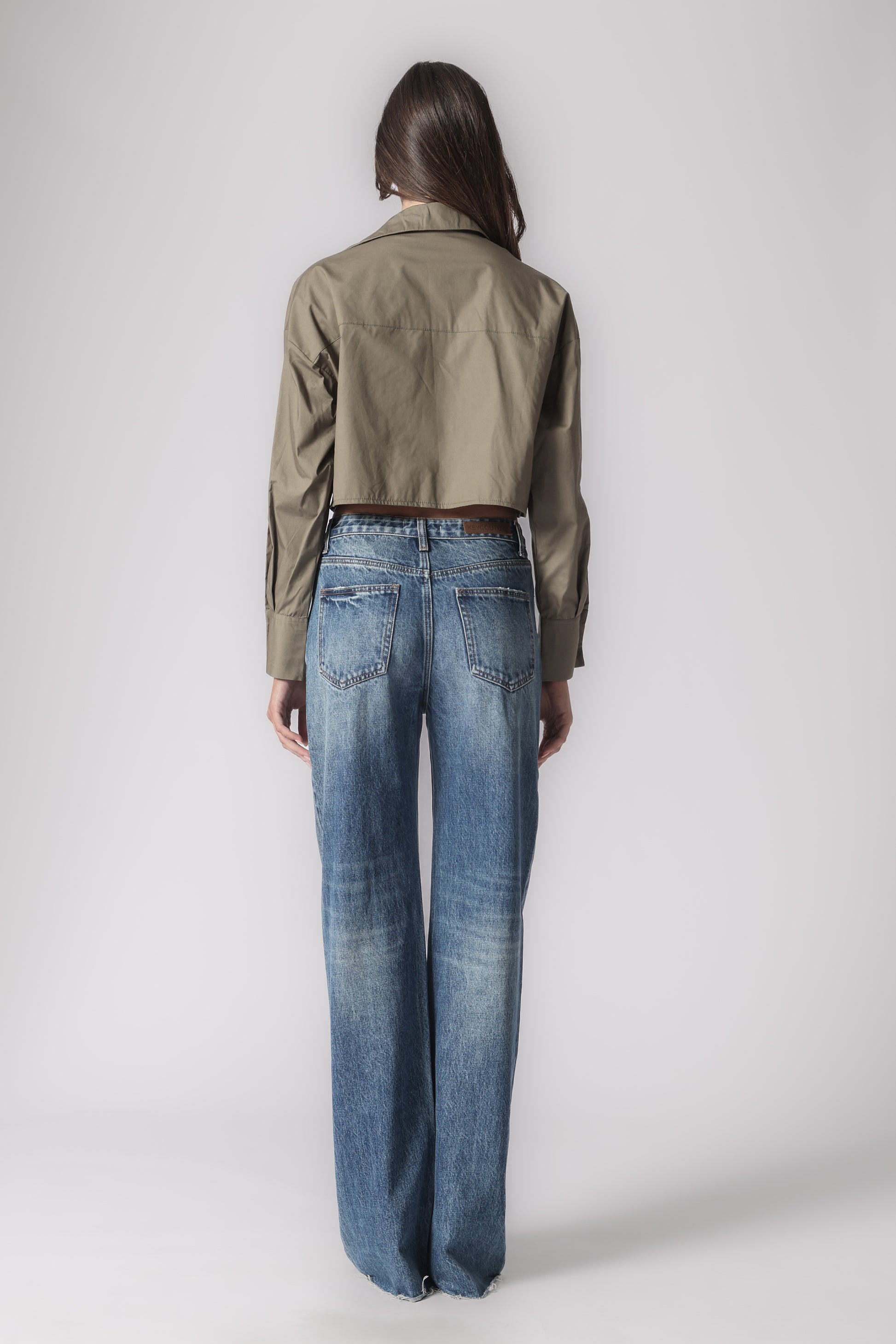 MARTINE CROPPED SHIRT