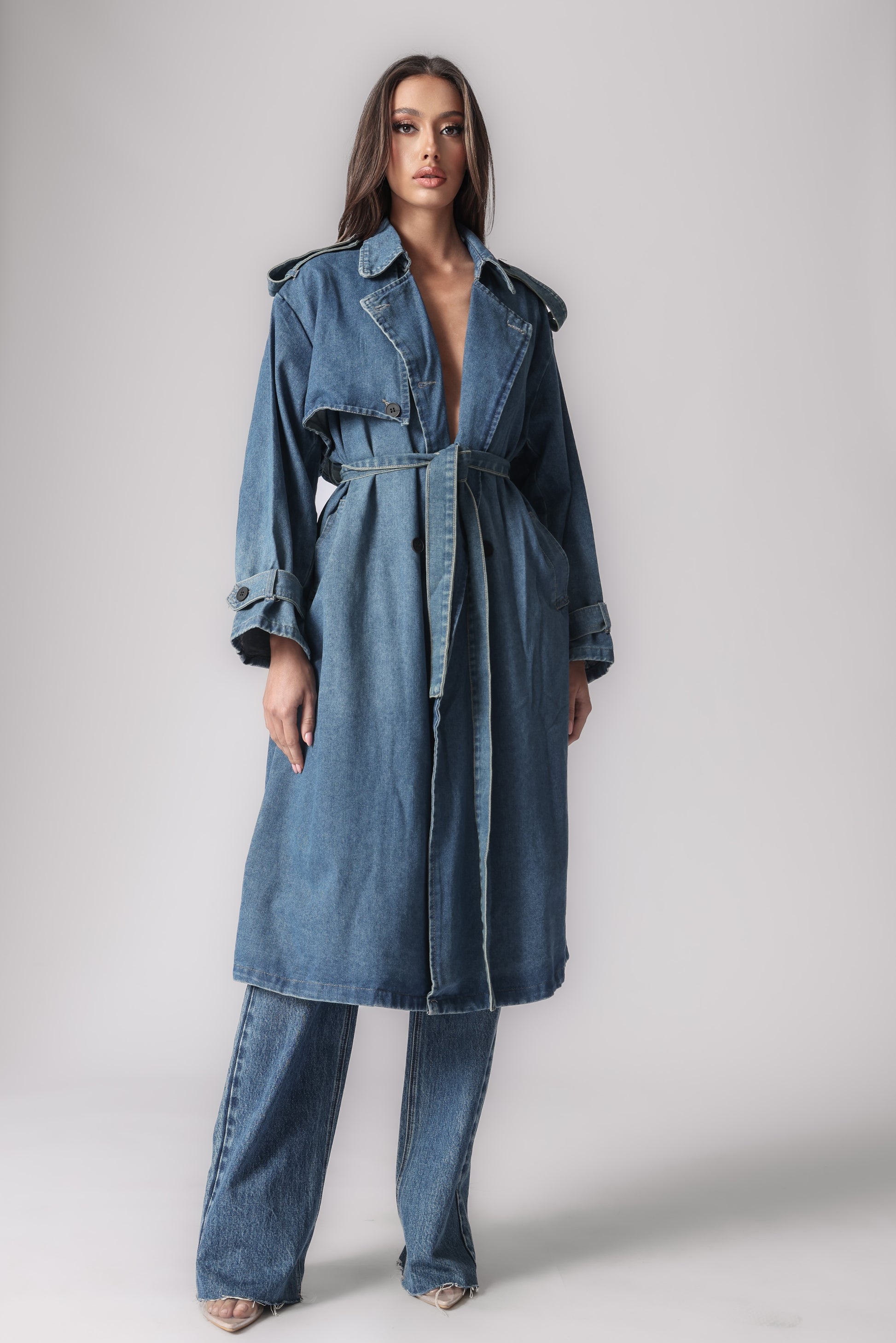 GHINWA DENIM COAT