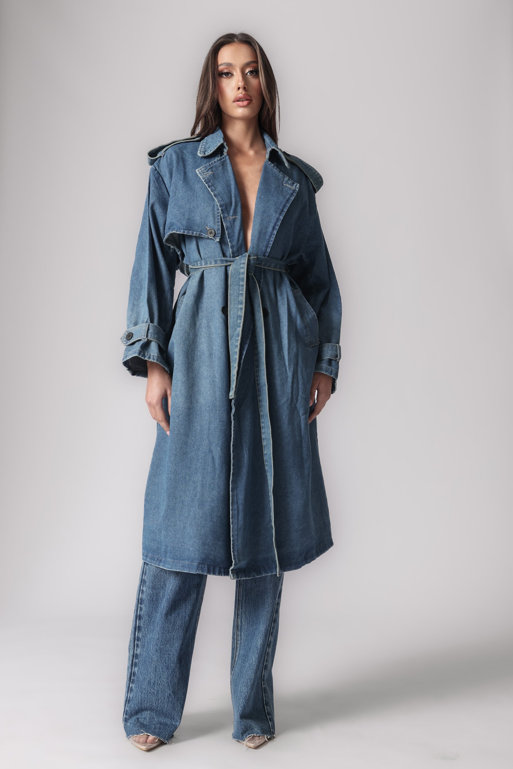 GHINWA DENIM COAT