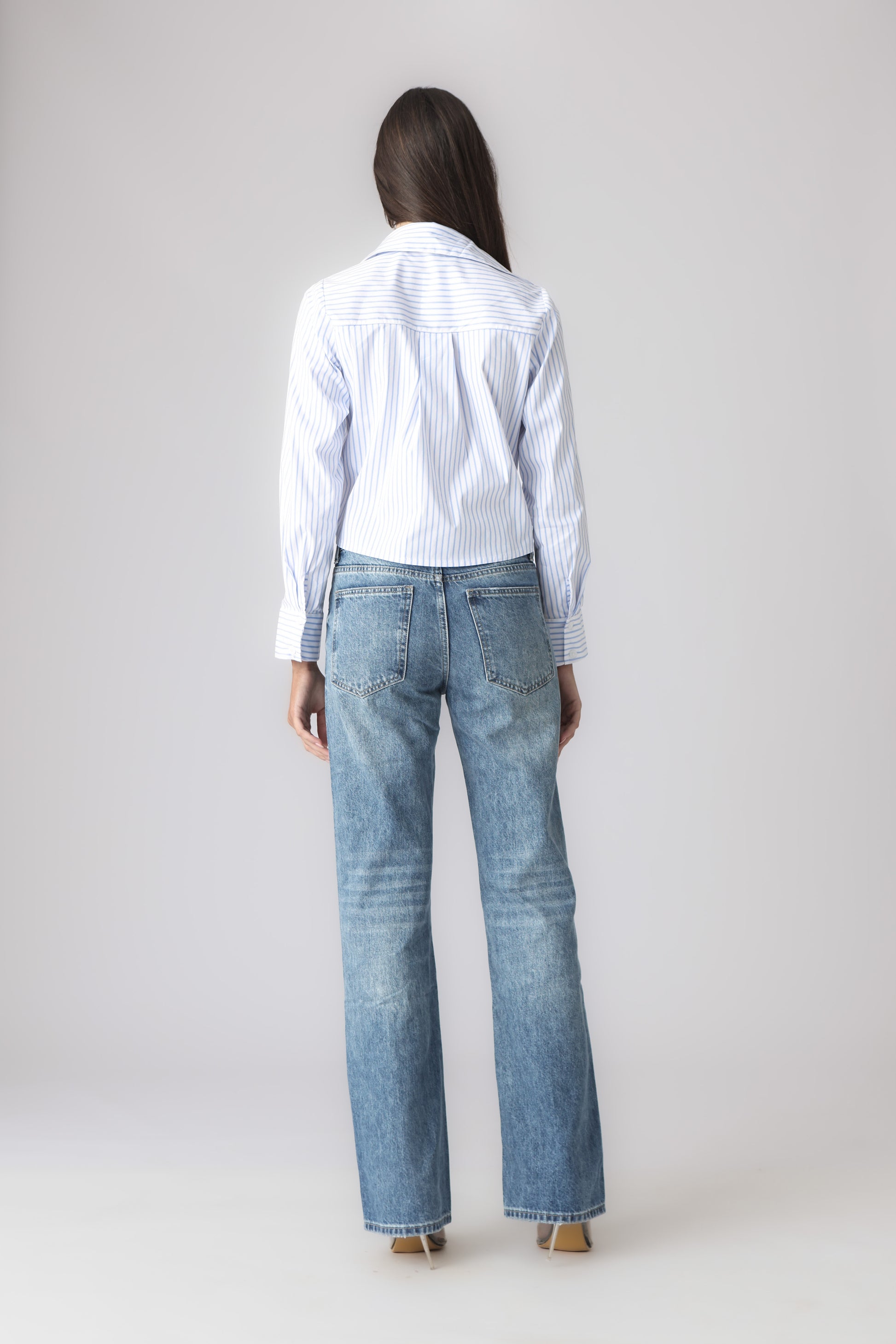 NADIENE CROPPED SHIRT