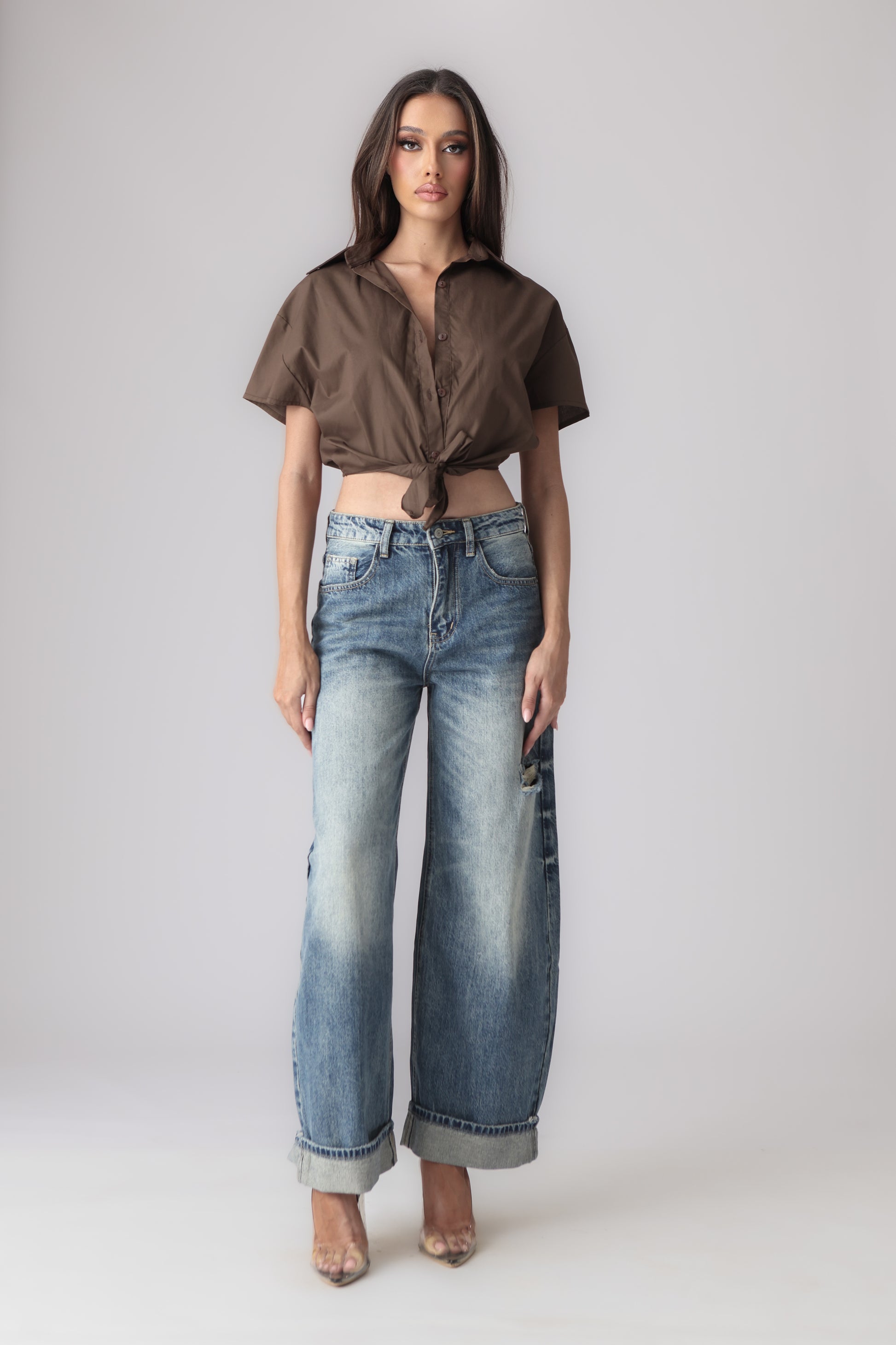 RAVELLA CROPPED SHIRT