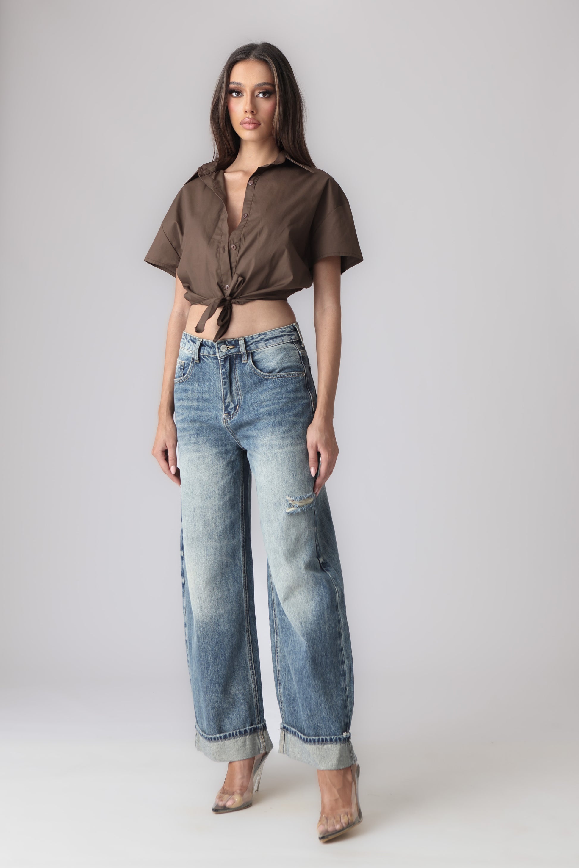 RAVELLA CROPPED SHIRT