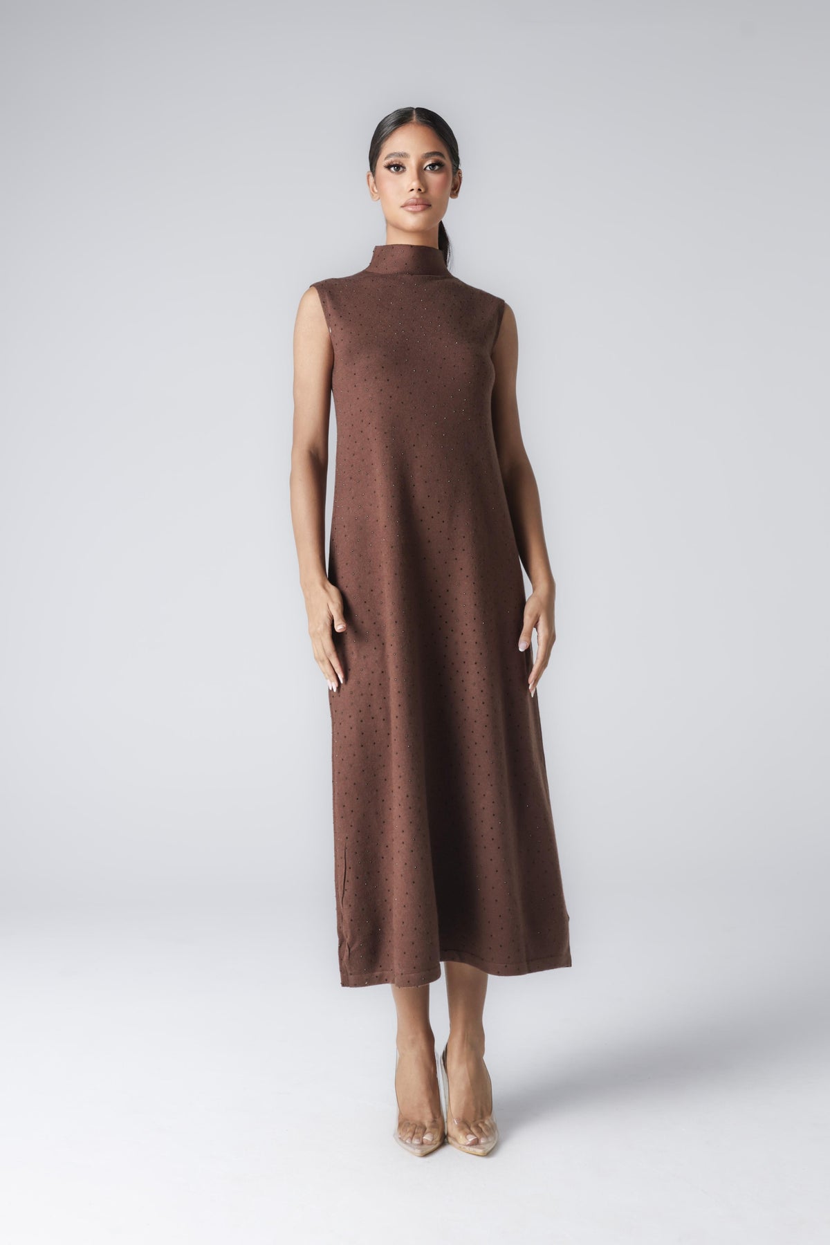 MIDNIGHT MIDI DRESS