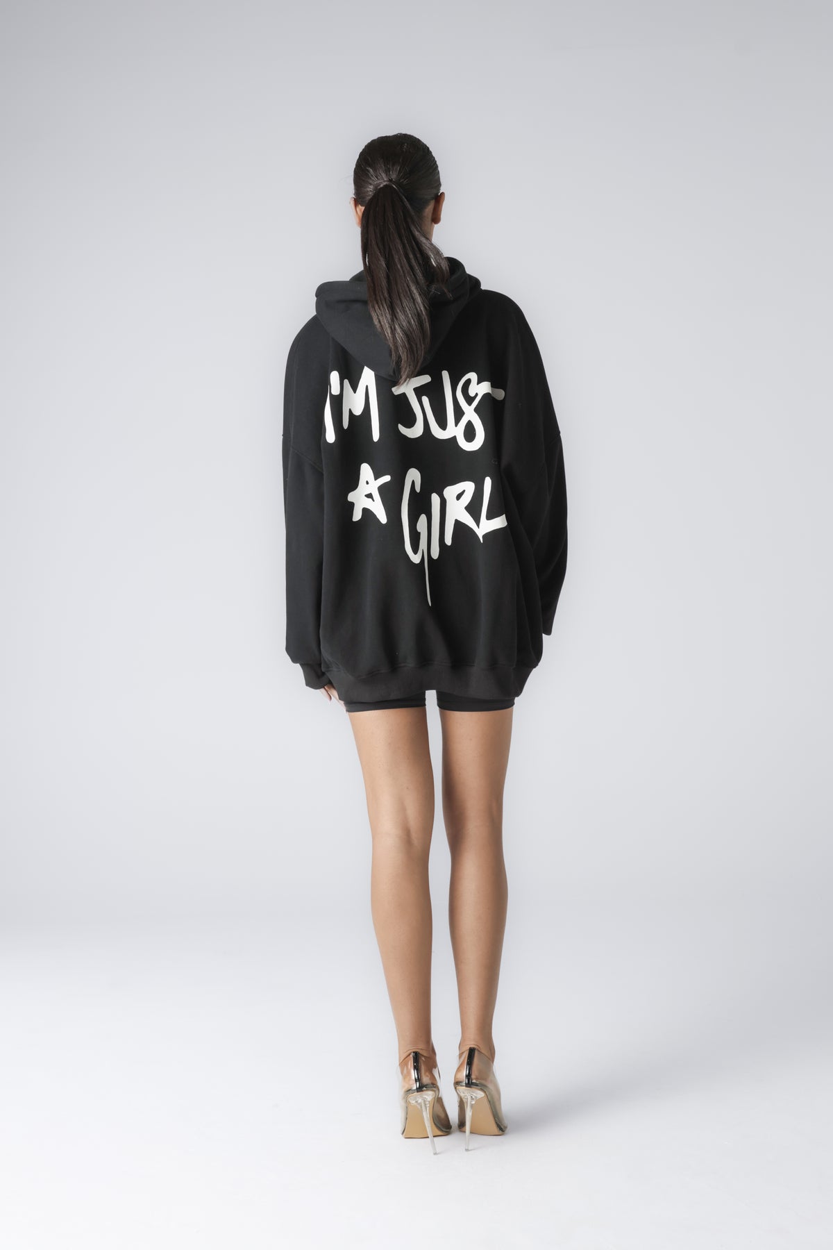 JUST A GIRL HOODIE