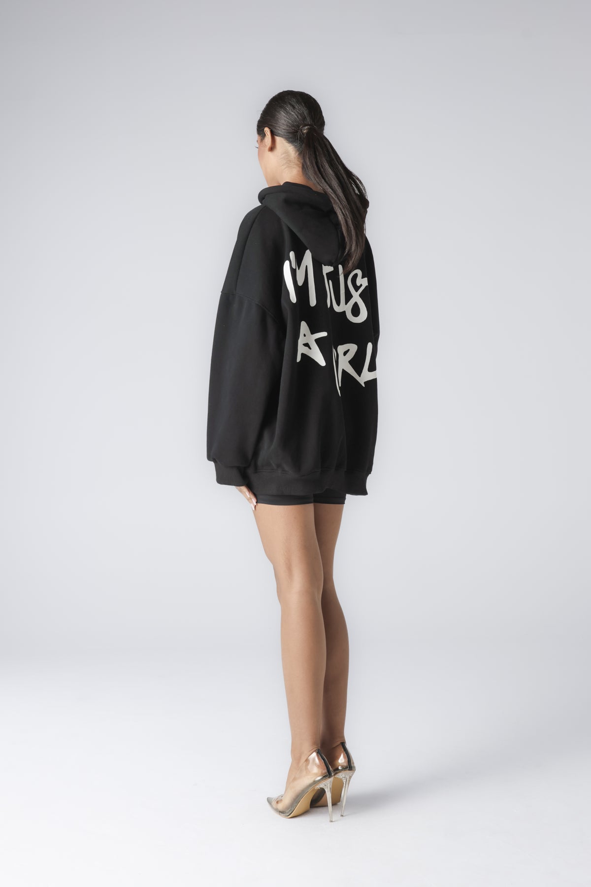 JUST A GIRL HOODIE