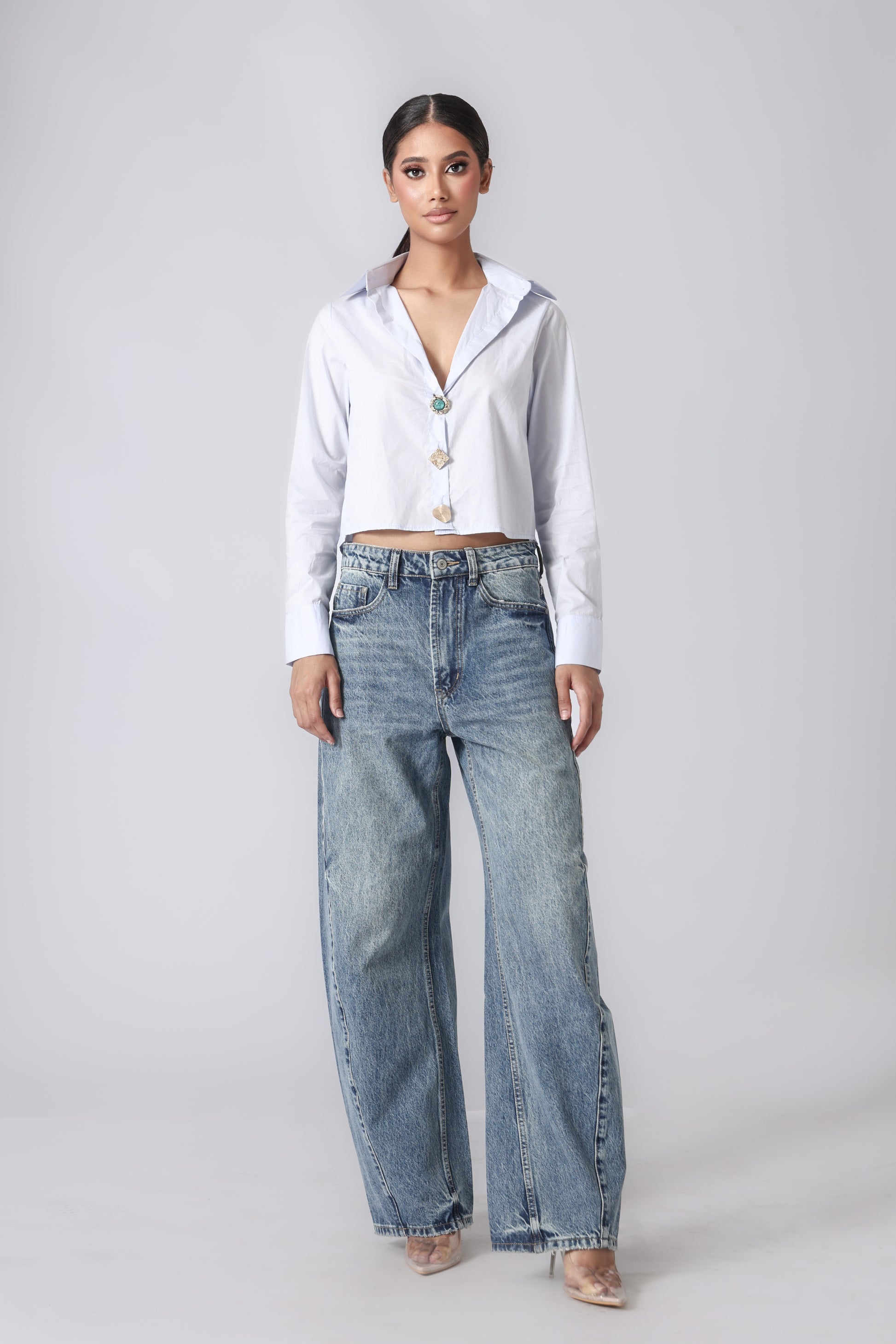 ARELY CROPPED SHIRT