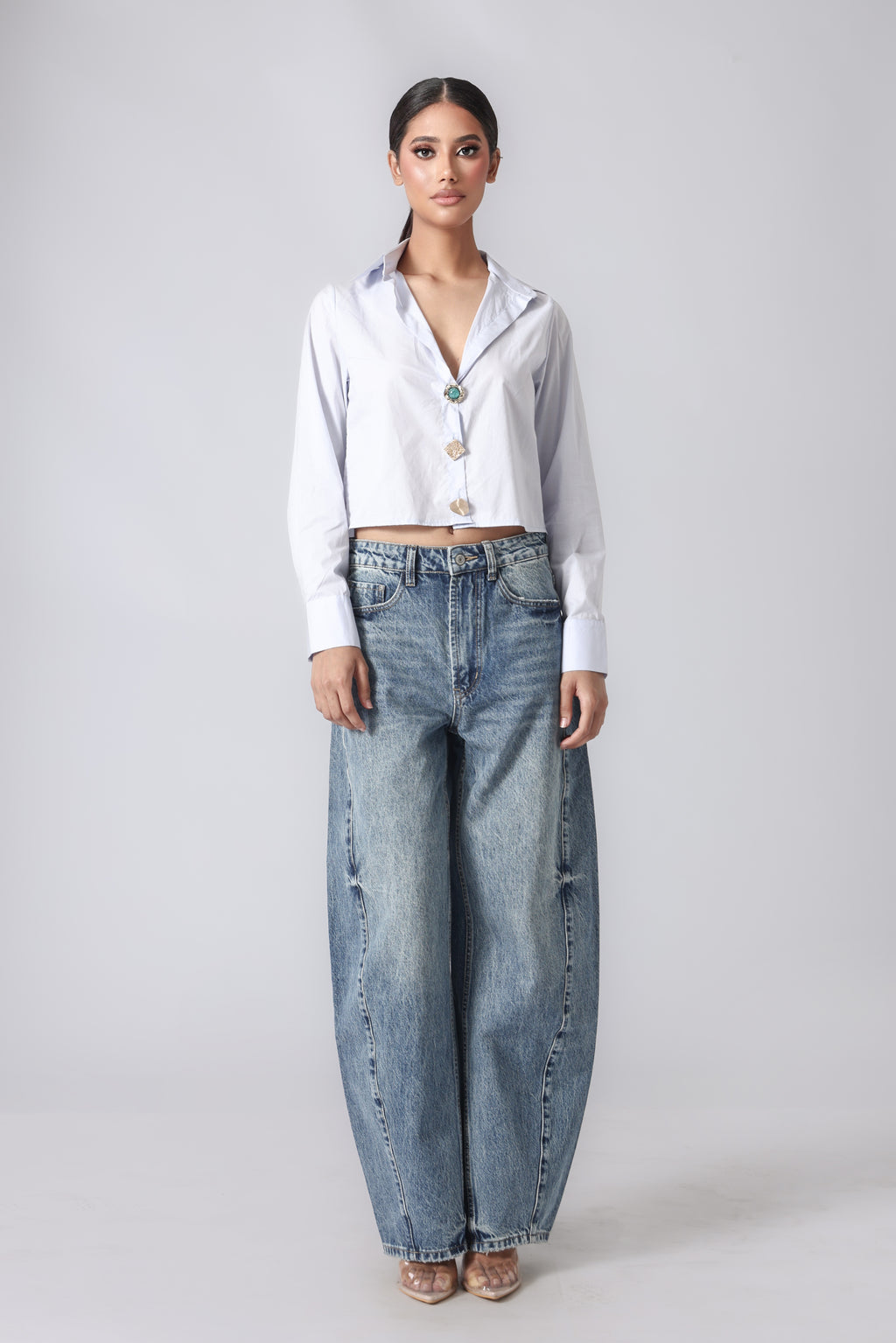 ARELY CROPPED SHIRT