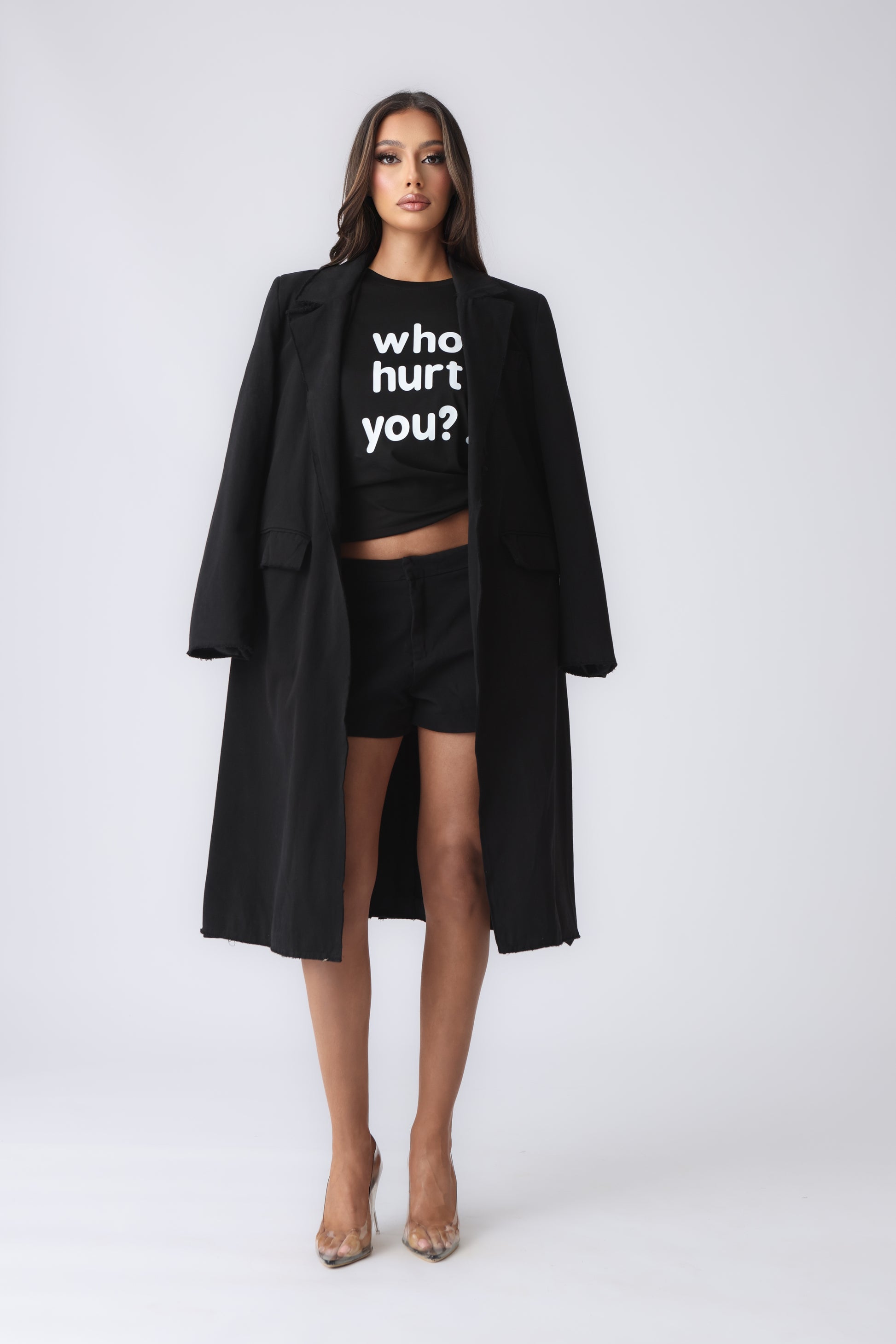 WHO HURT YOU T-SHIRT