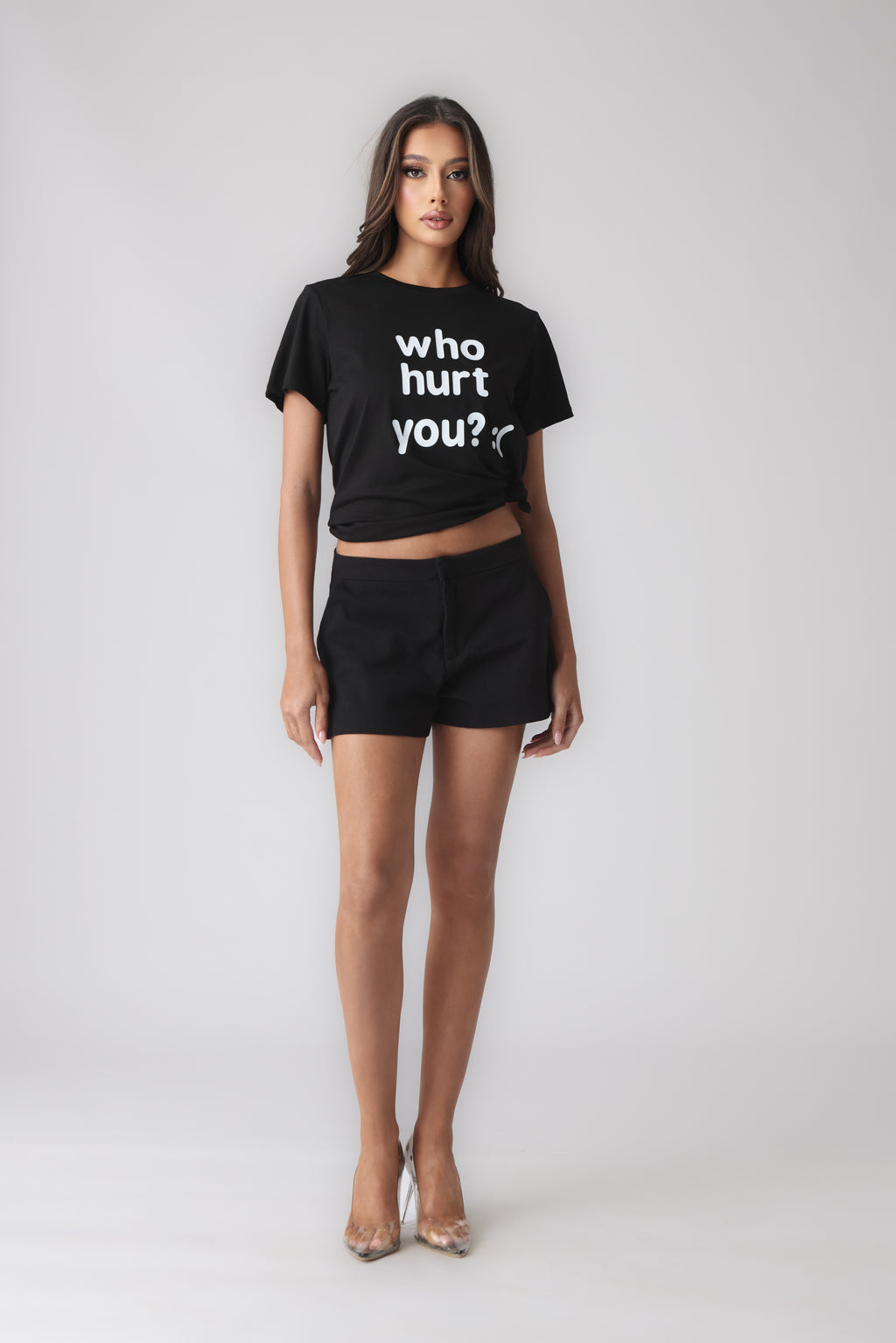 WHO HURT YOU T-SHIRT