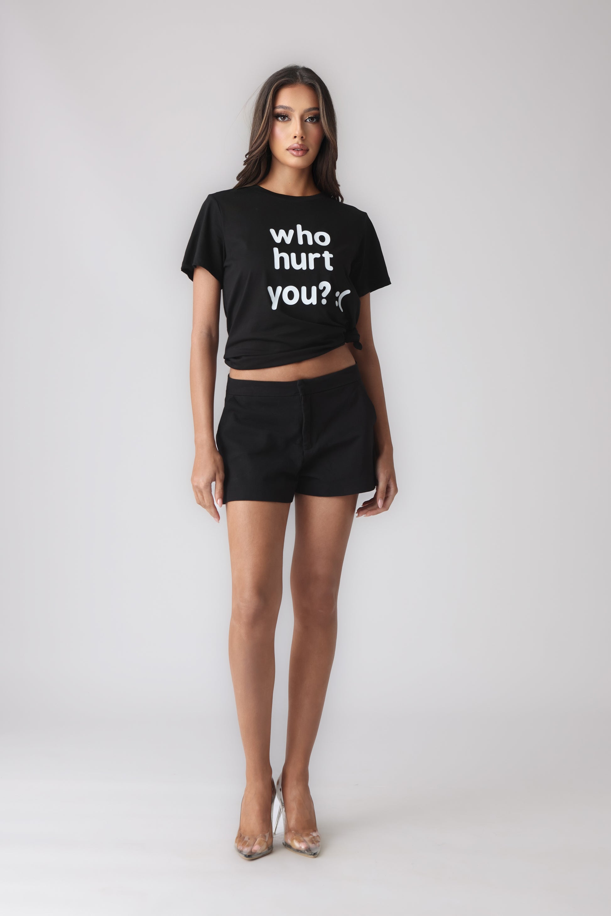 WHO HURT YOU T-SHIRT