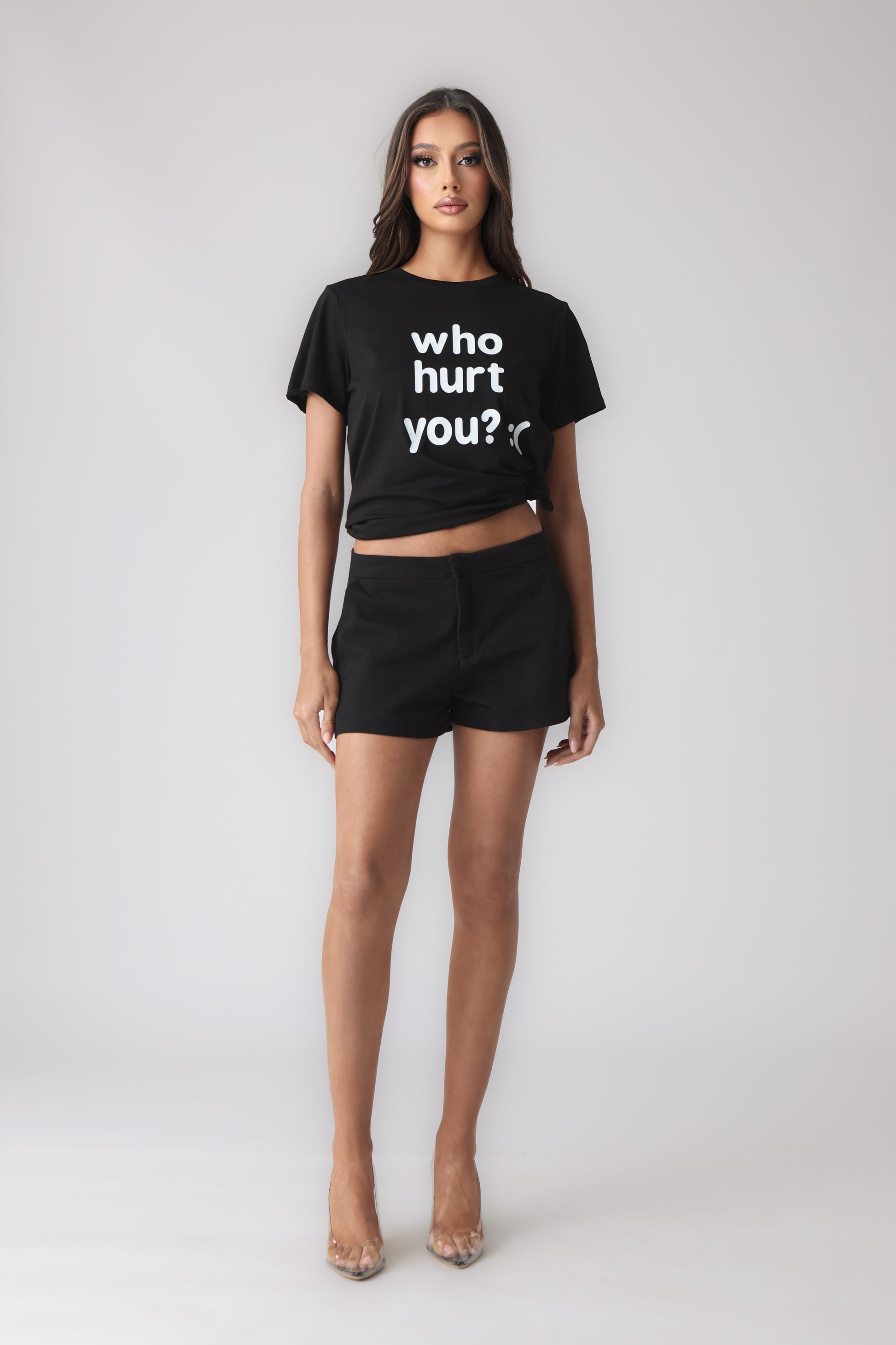 WHO HURT YOU T-SHIRT