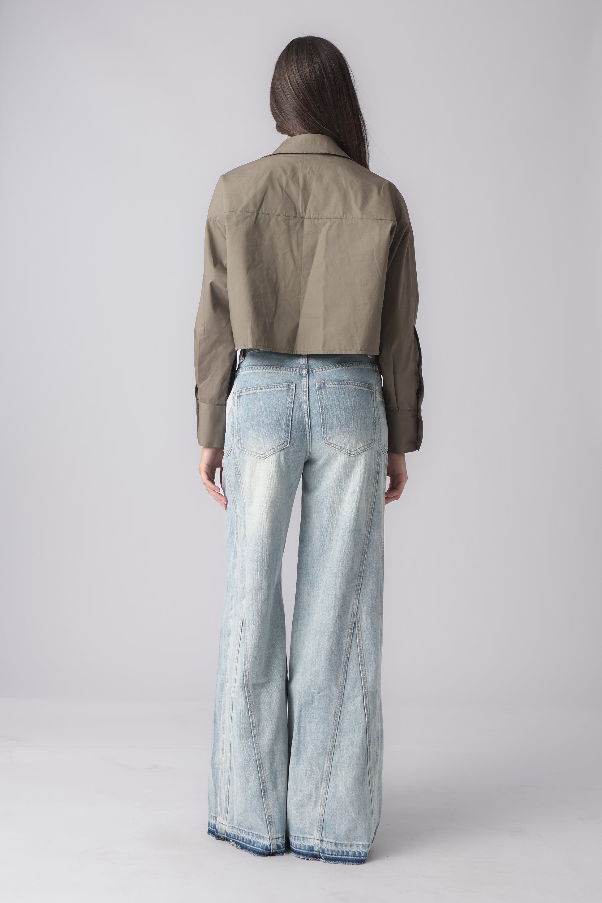 MARTINE CROPPED SHIRT
