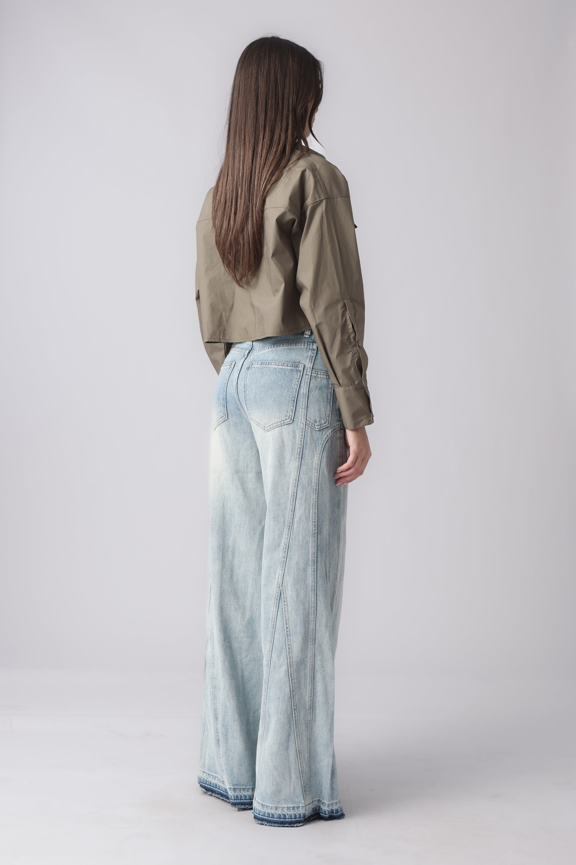 MARTINE CROPPED SHIRT