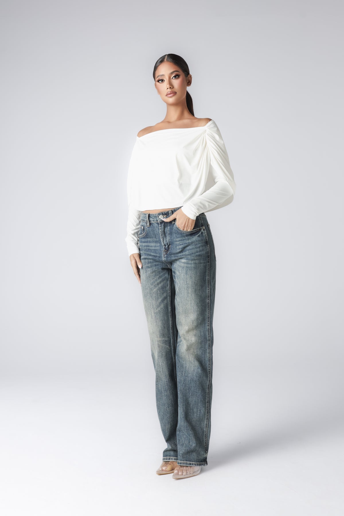 LUNA OFF SHOULDER TOP