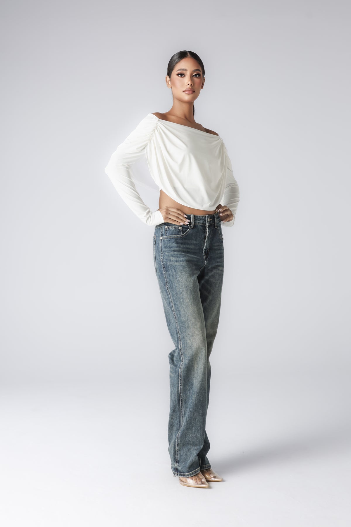 LUNA OFF SHOULDER TOP