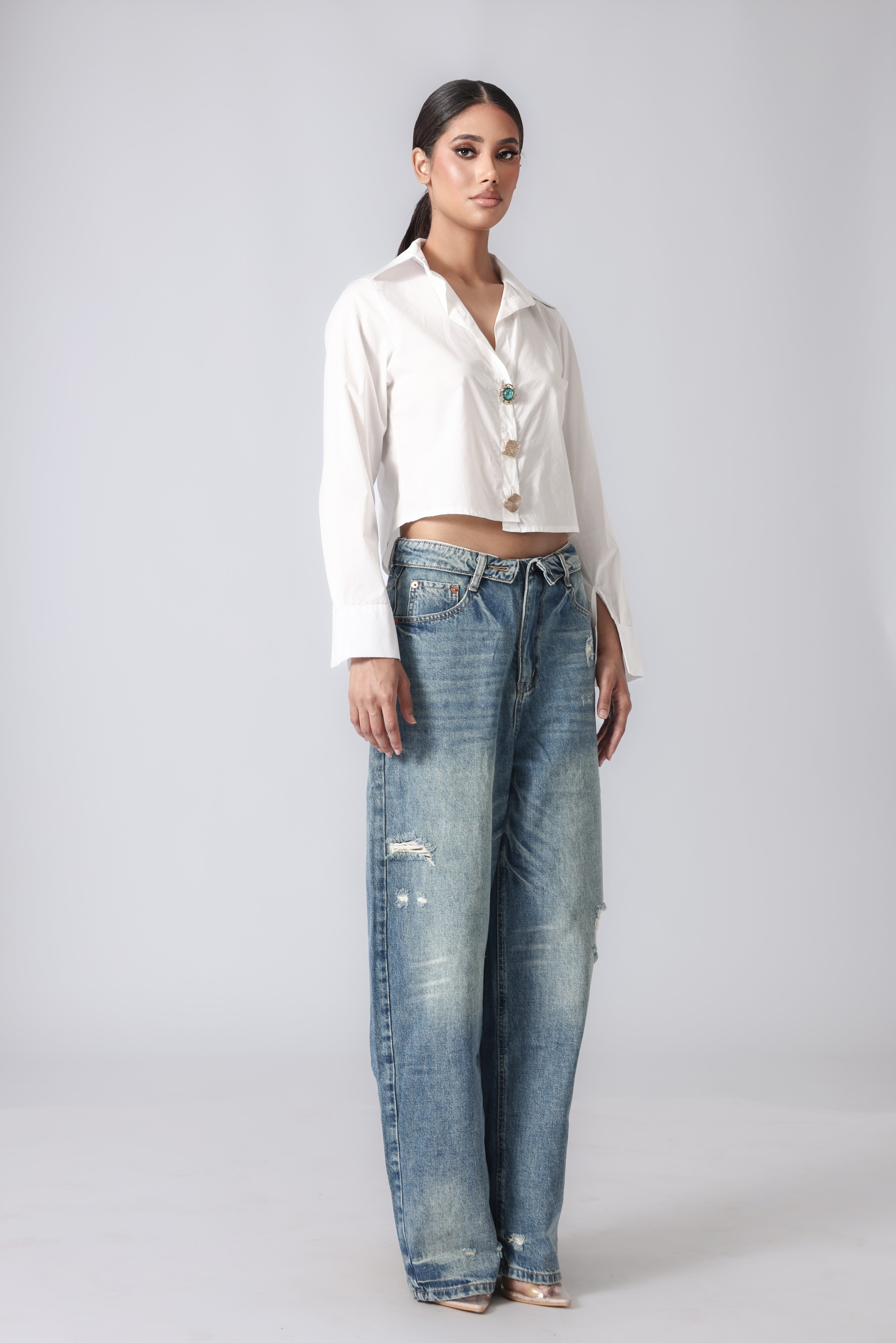 ARELY CROPPED SHIRT
