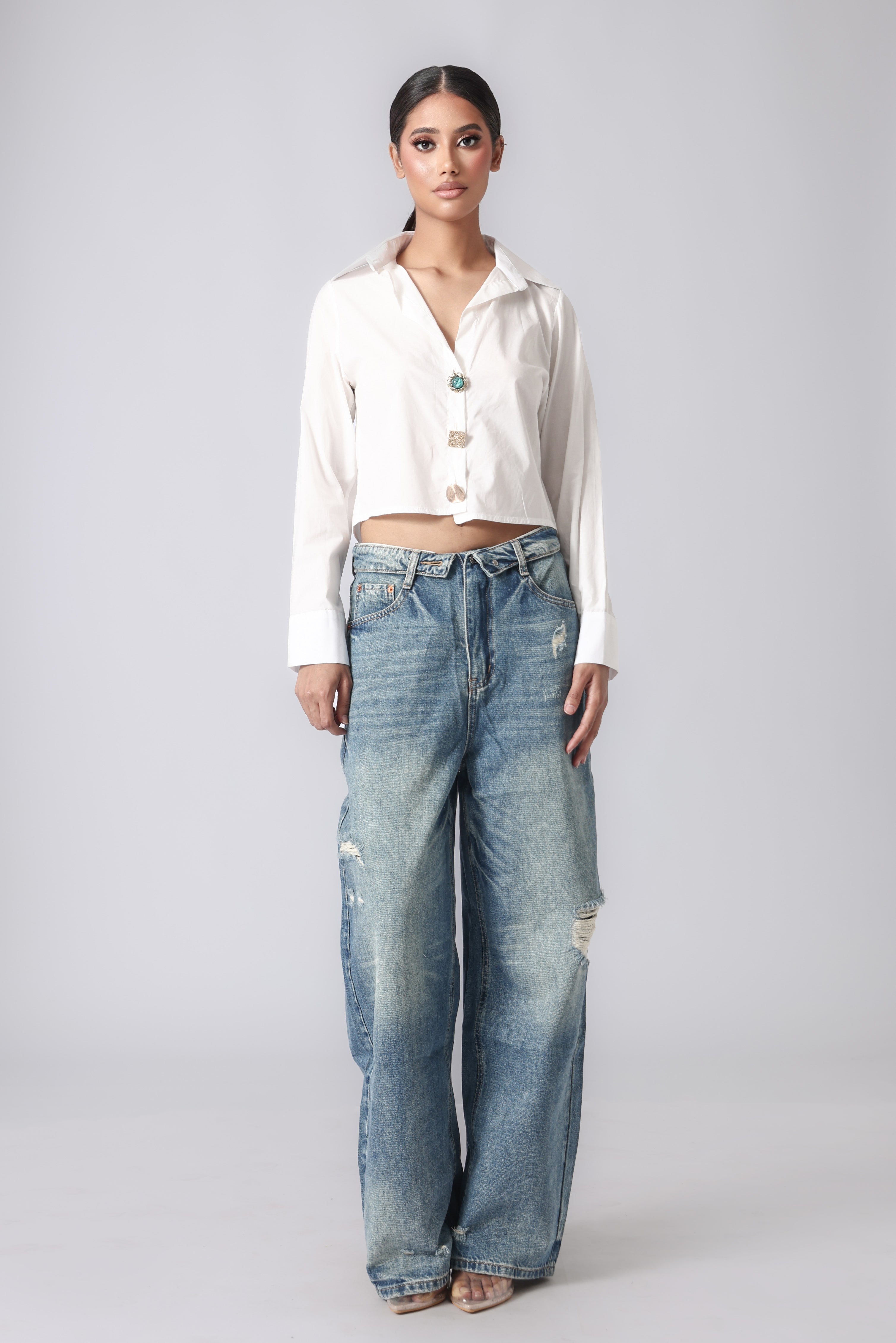 ARELY CROPPED SHIRT