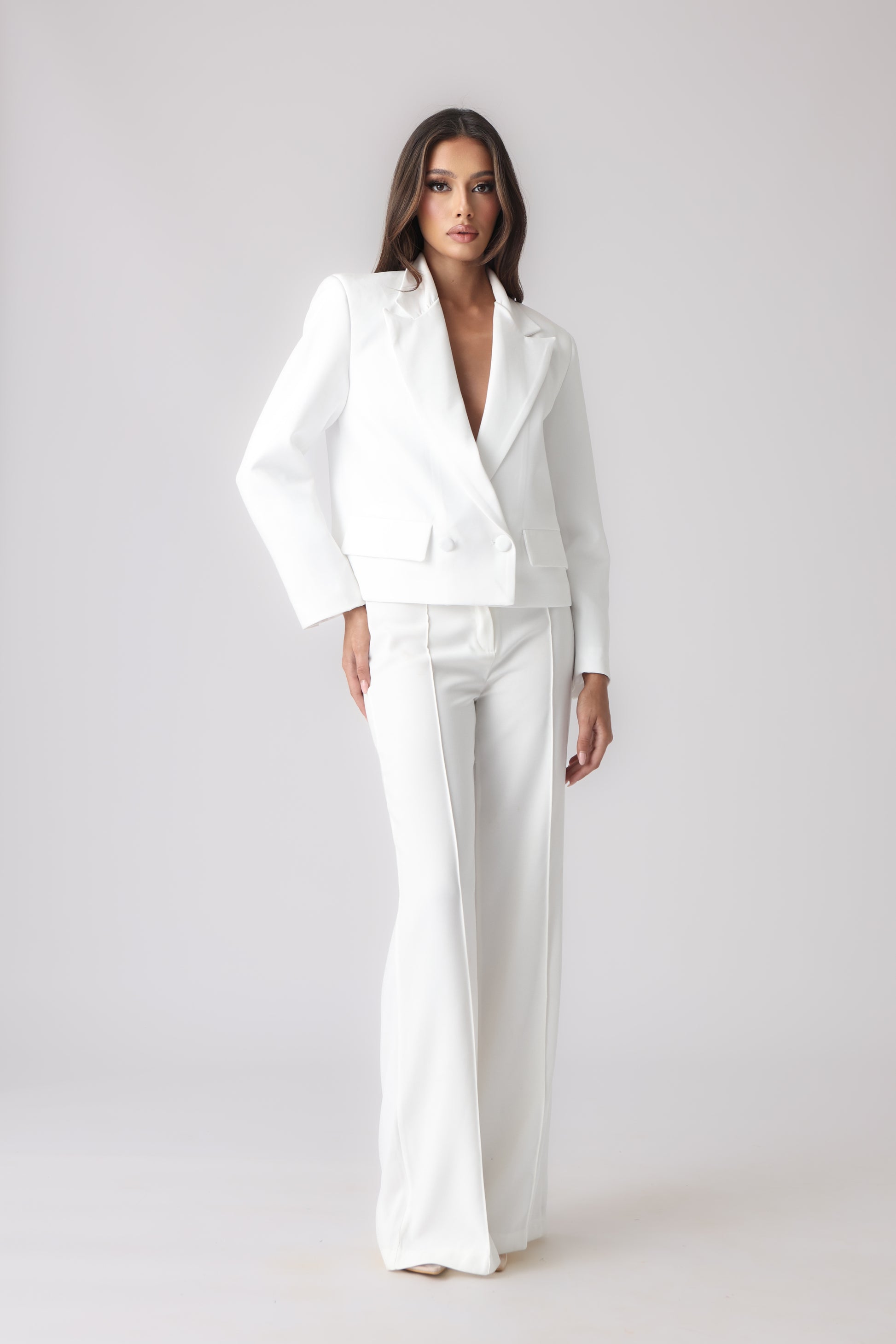 ASHLYNE CROPPED BLAZER