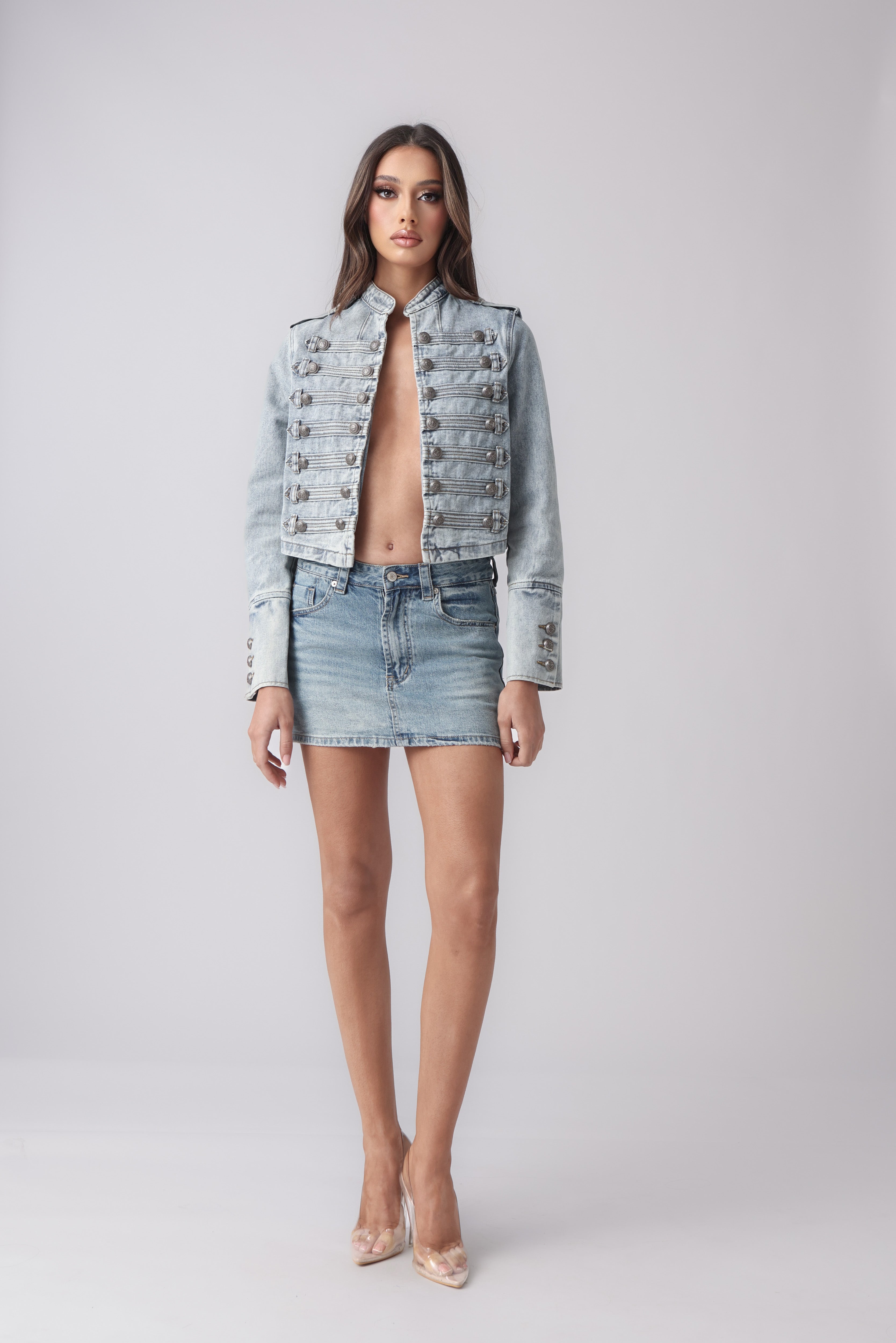 MICHAELA DENIM SKIRT