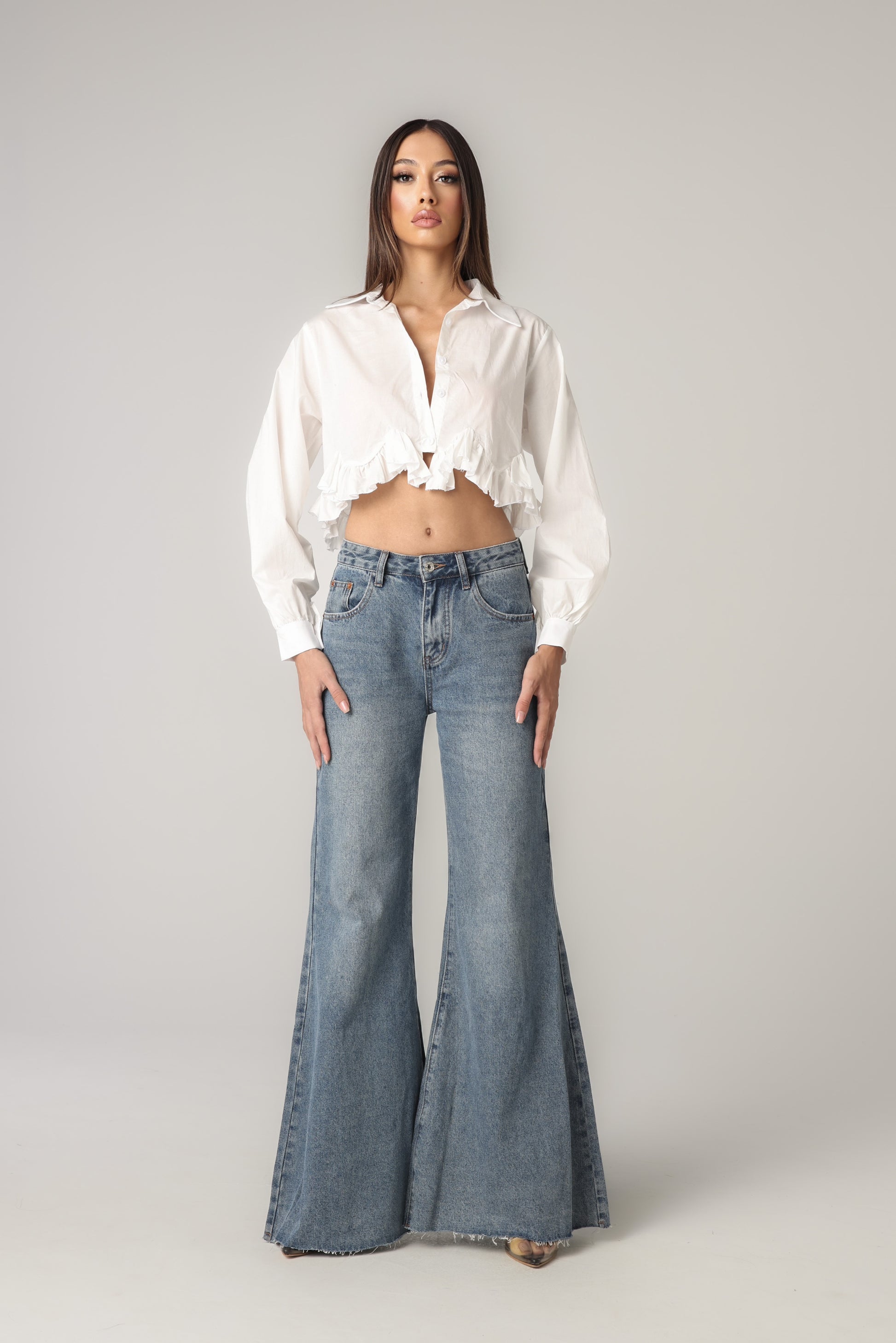 NATALINA CROPPED SHIRT