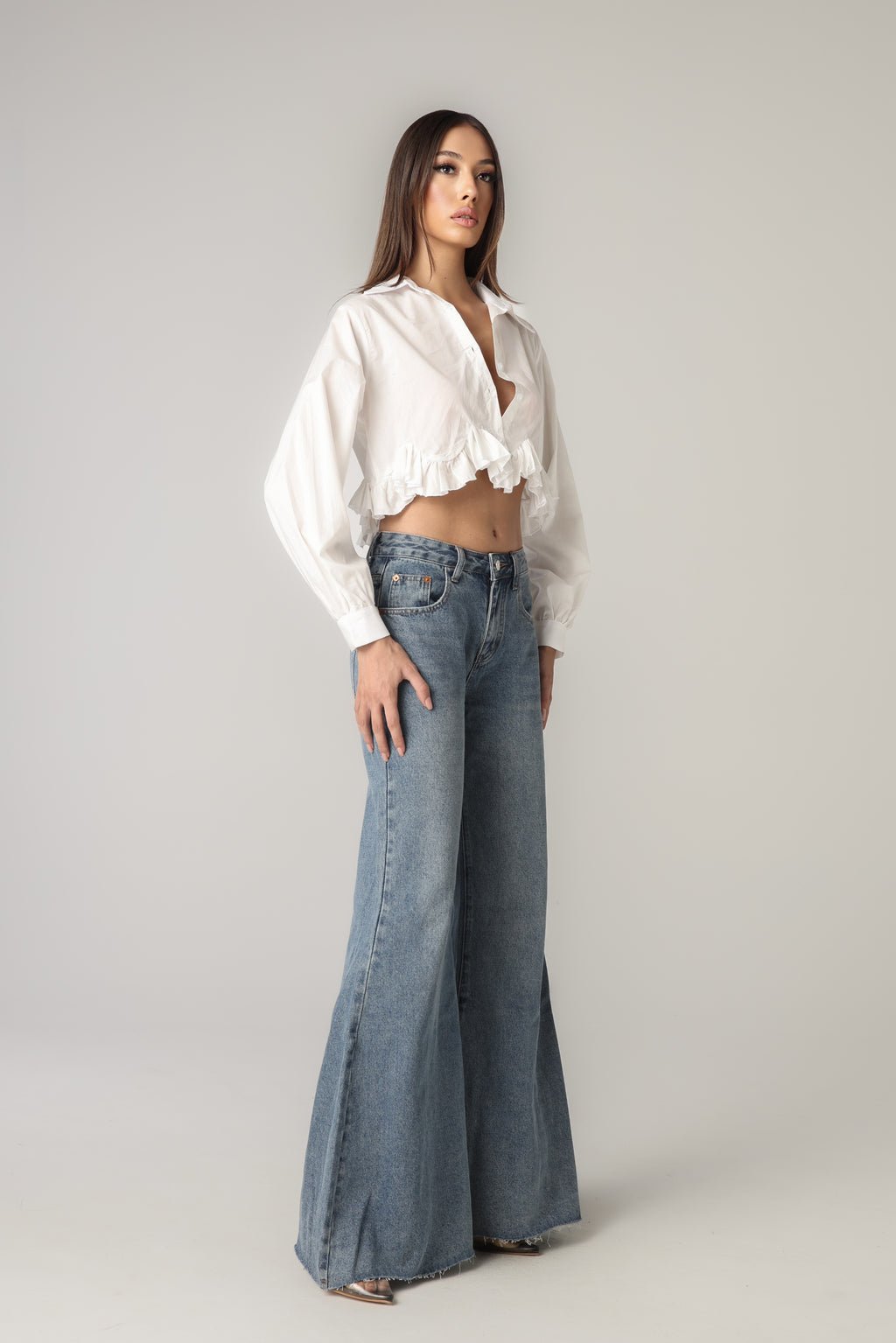 NATALINA CROPPED SHIRT