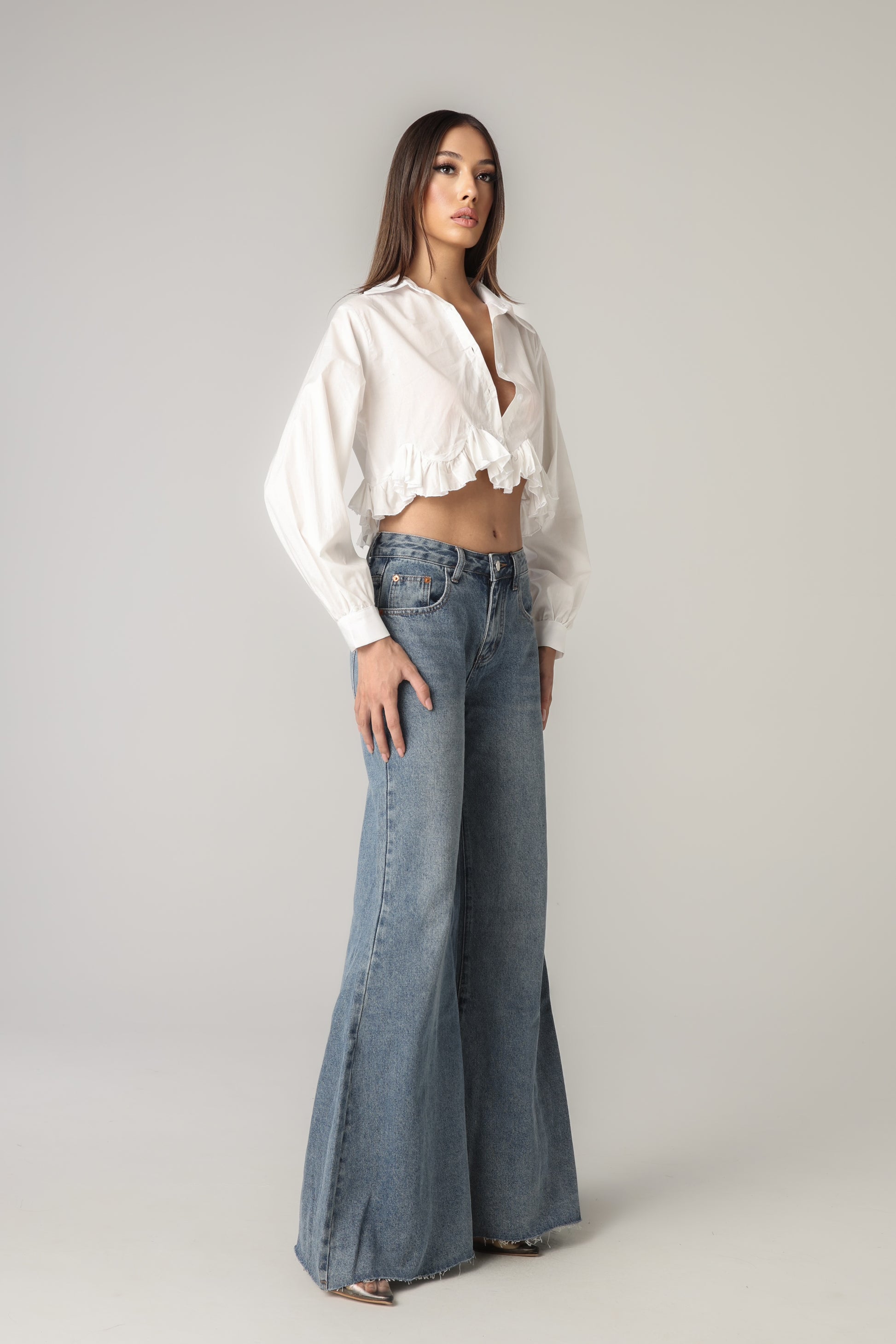 NATALINA CROPPED SHIRT