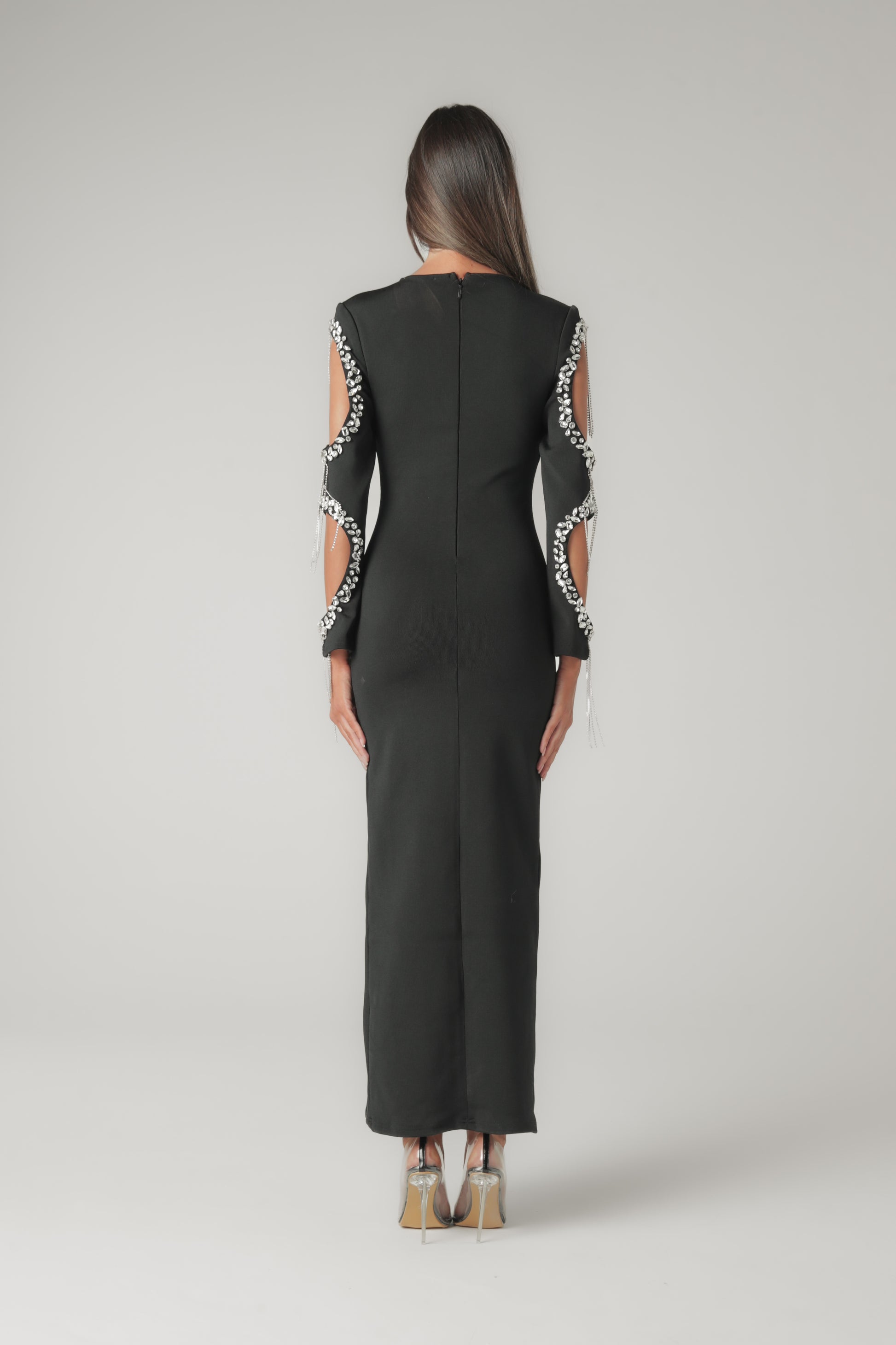 LUMINOUS BANDAGE DRESS